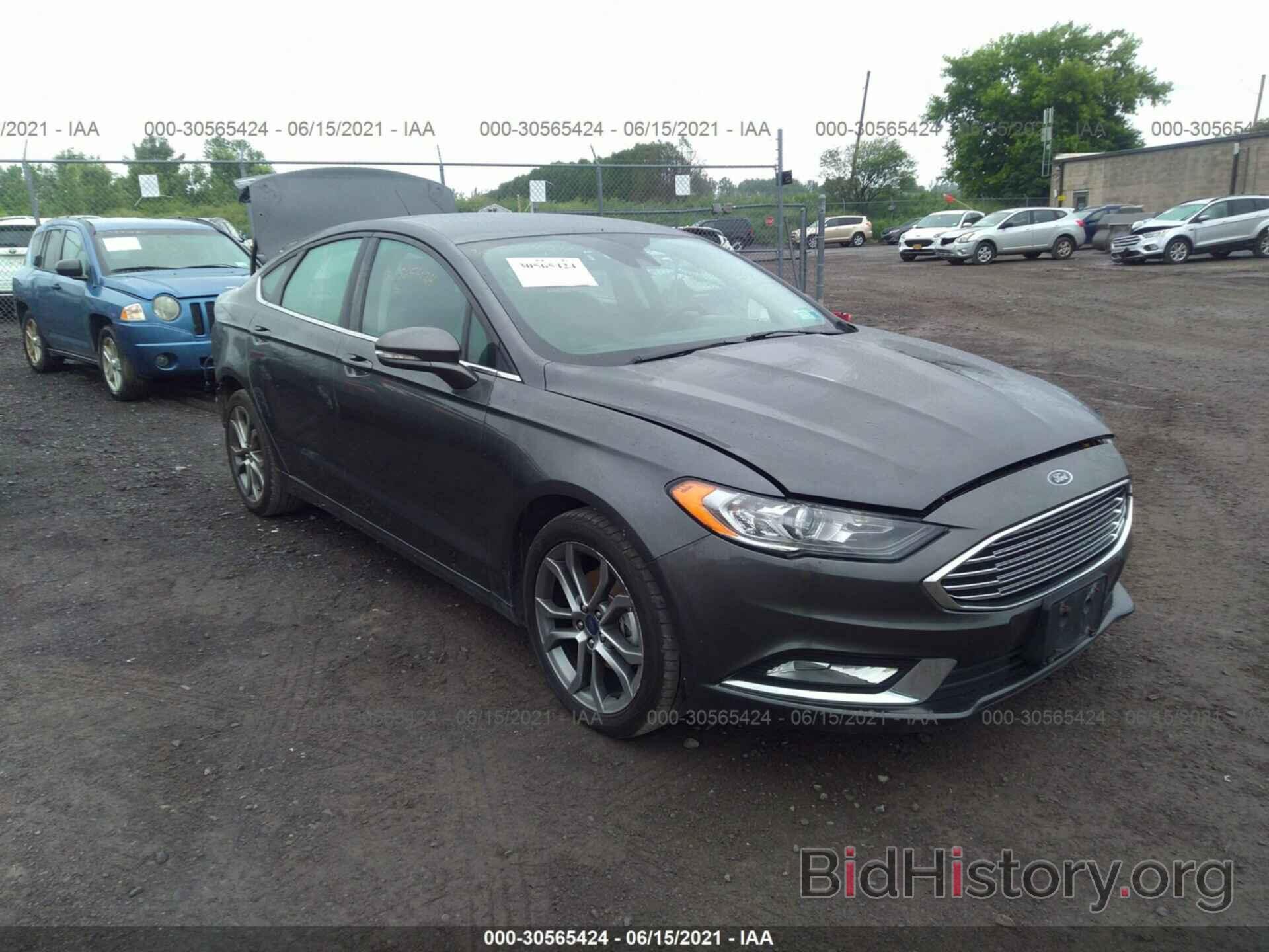 Photo 3FA6P0T91HR237078 - FORD FUSION 2017