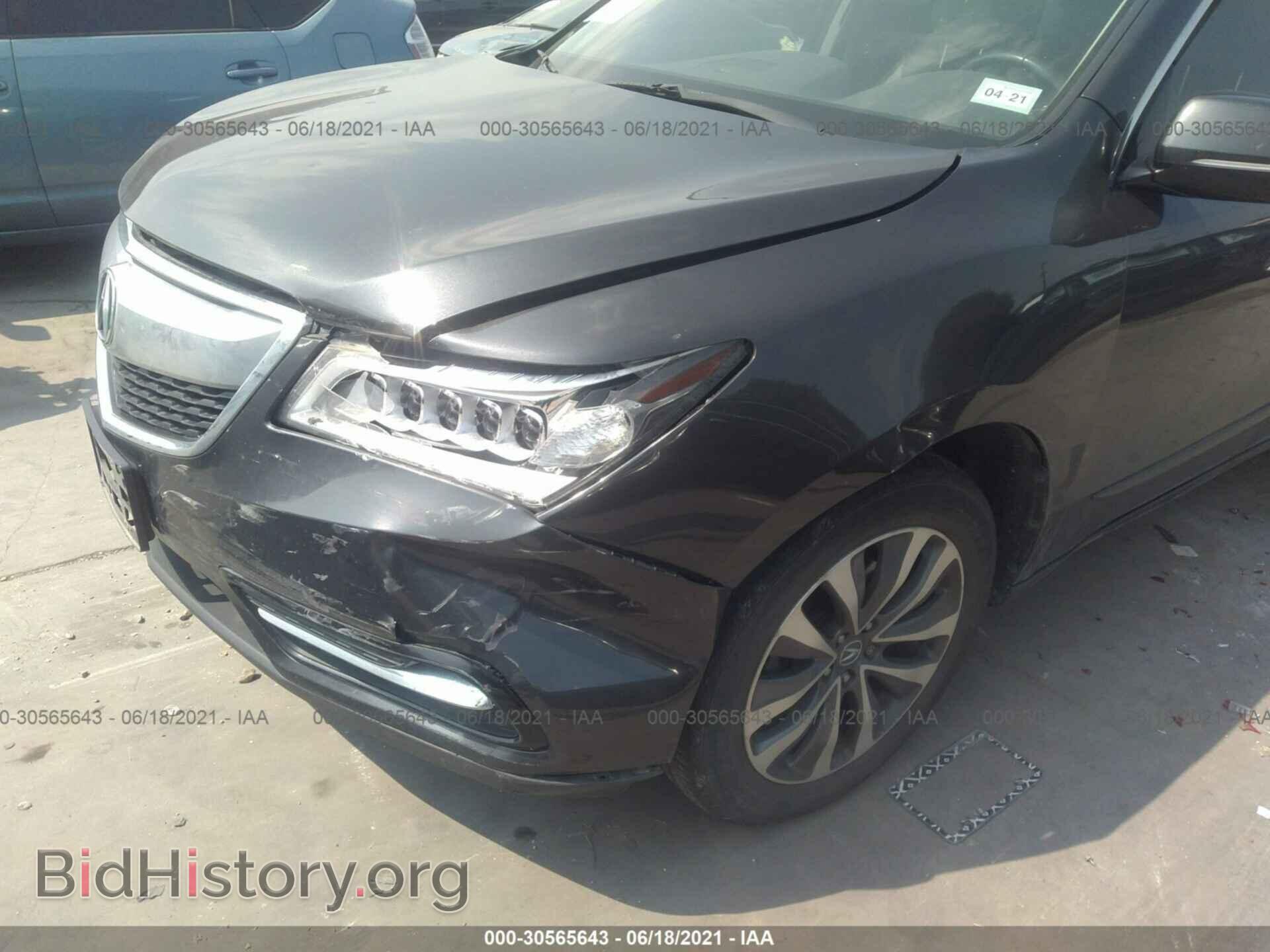 2014 ACURA MDX - VIN: 5FRYD3H4XEB019324 - Фото 6