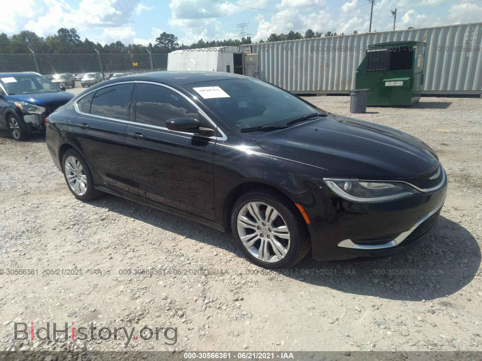 Фотография 1C3CCCAB5GN134865 - CHRYSLER 200 2016