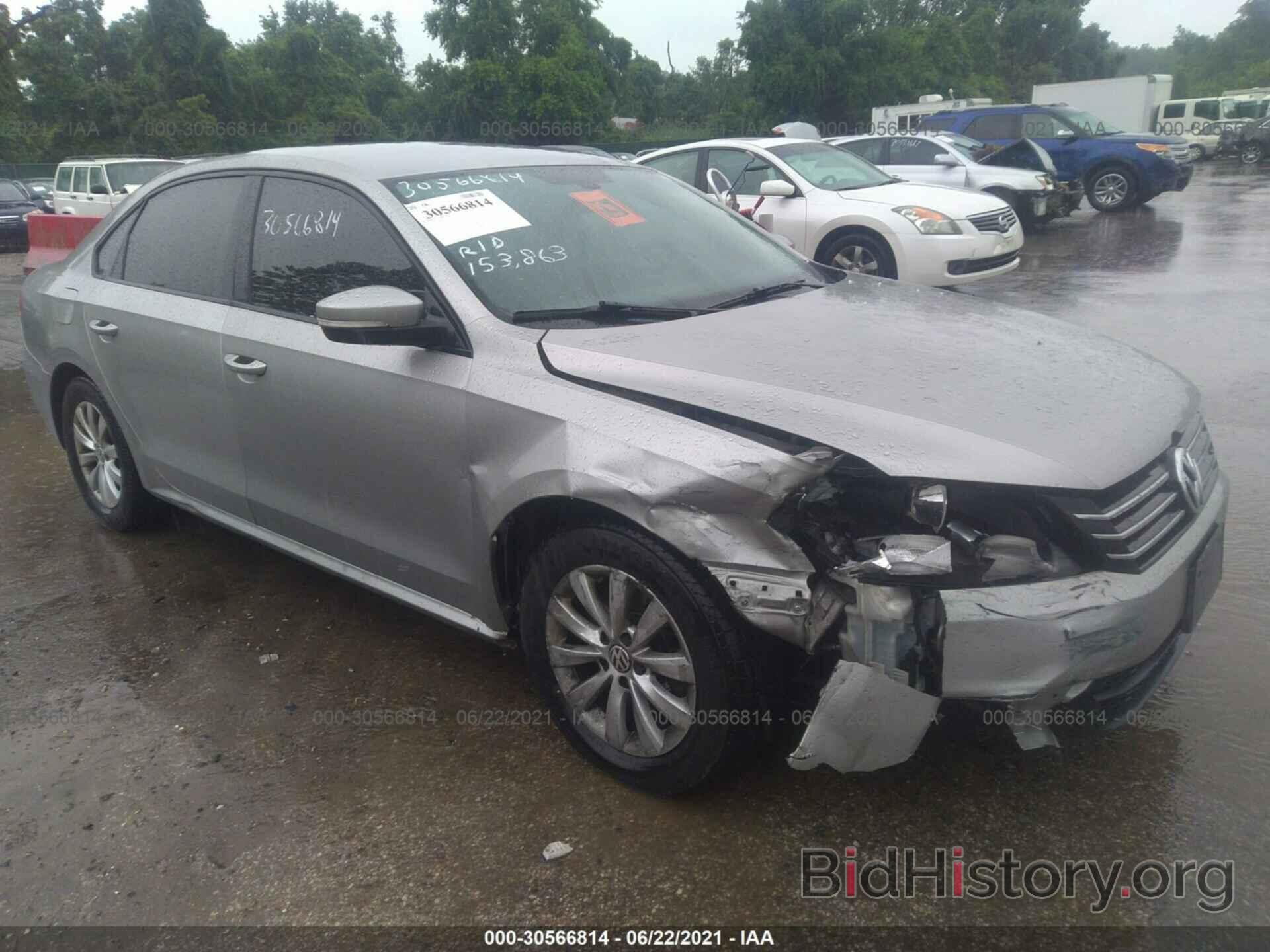 Photo 1VWAP7A32CC078104 - VOLKSWAGEN PASSAT 2012