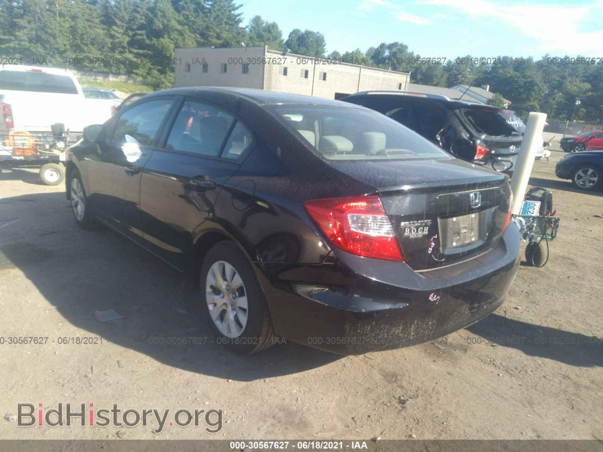 2012 HONDA CIVIC SDN - VIN: 2HGFB2F51CH610011 - Фото 3