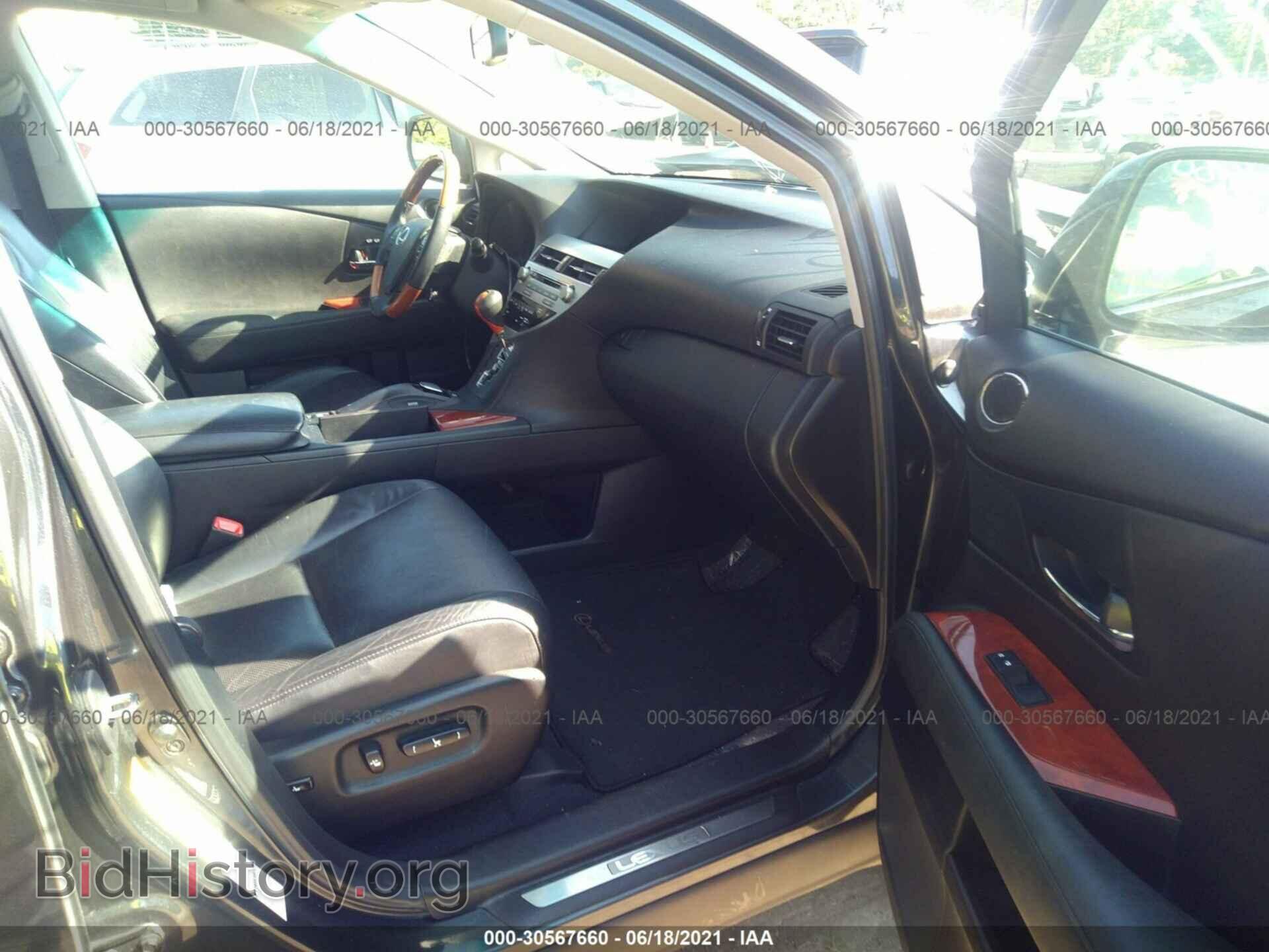 2010 LEXUS RX 350 - VIN: 2T2BK1BAXAC044105 - Фото 5