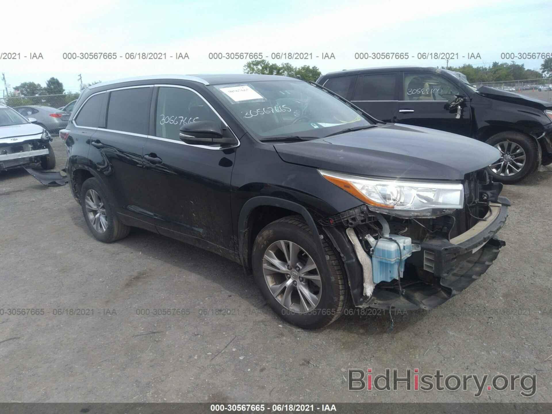 Photo 5TDJKRFH8FS180253 - TOYOTA HIGHLANDER 2015