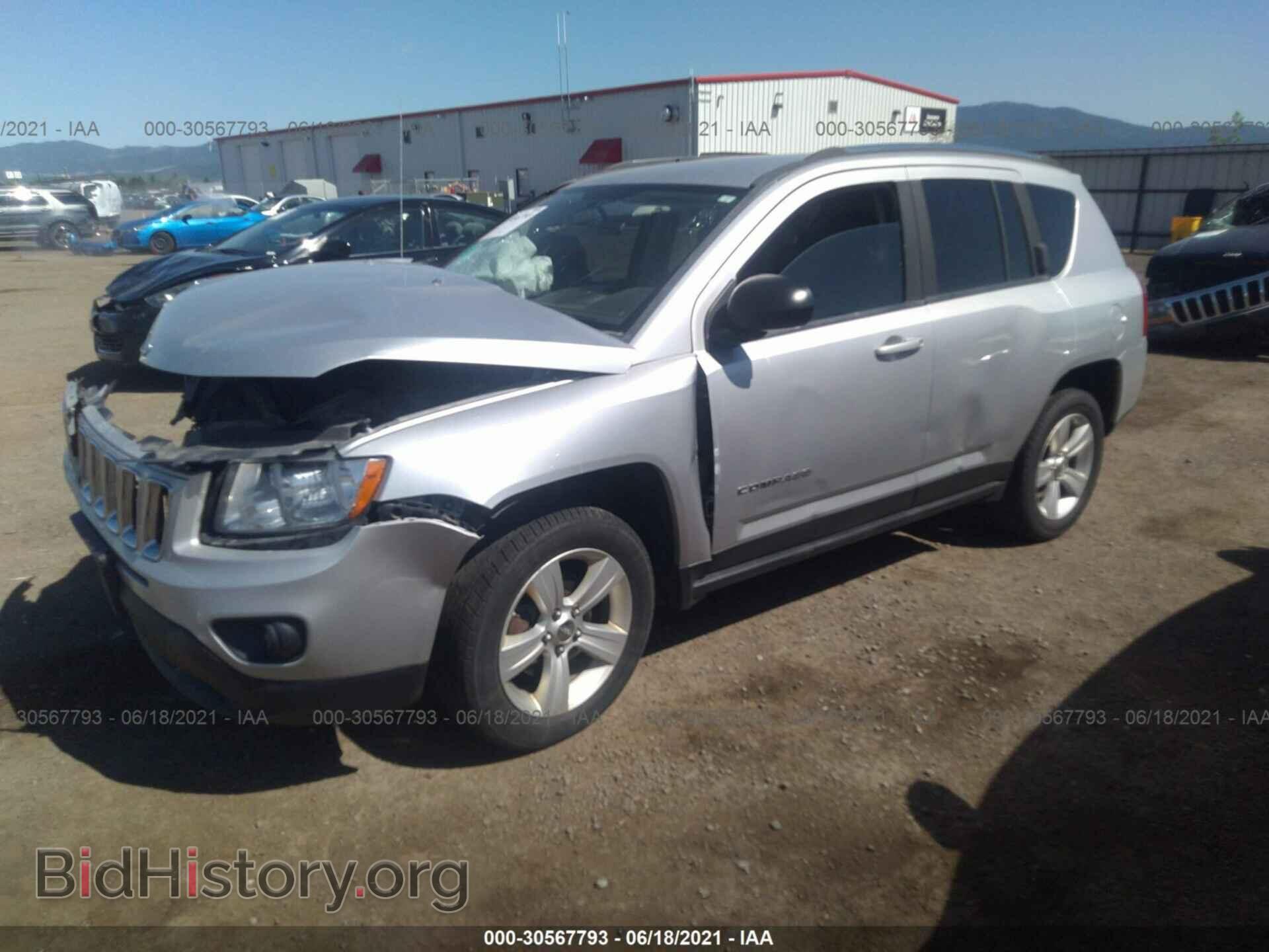2012 JEEP COMPASS - VIN: 1C4NJDBB5CD614290 - Фото 2