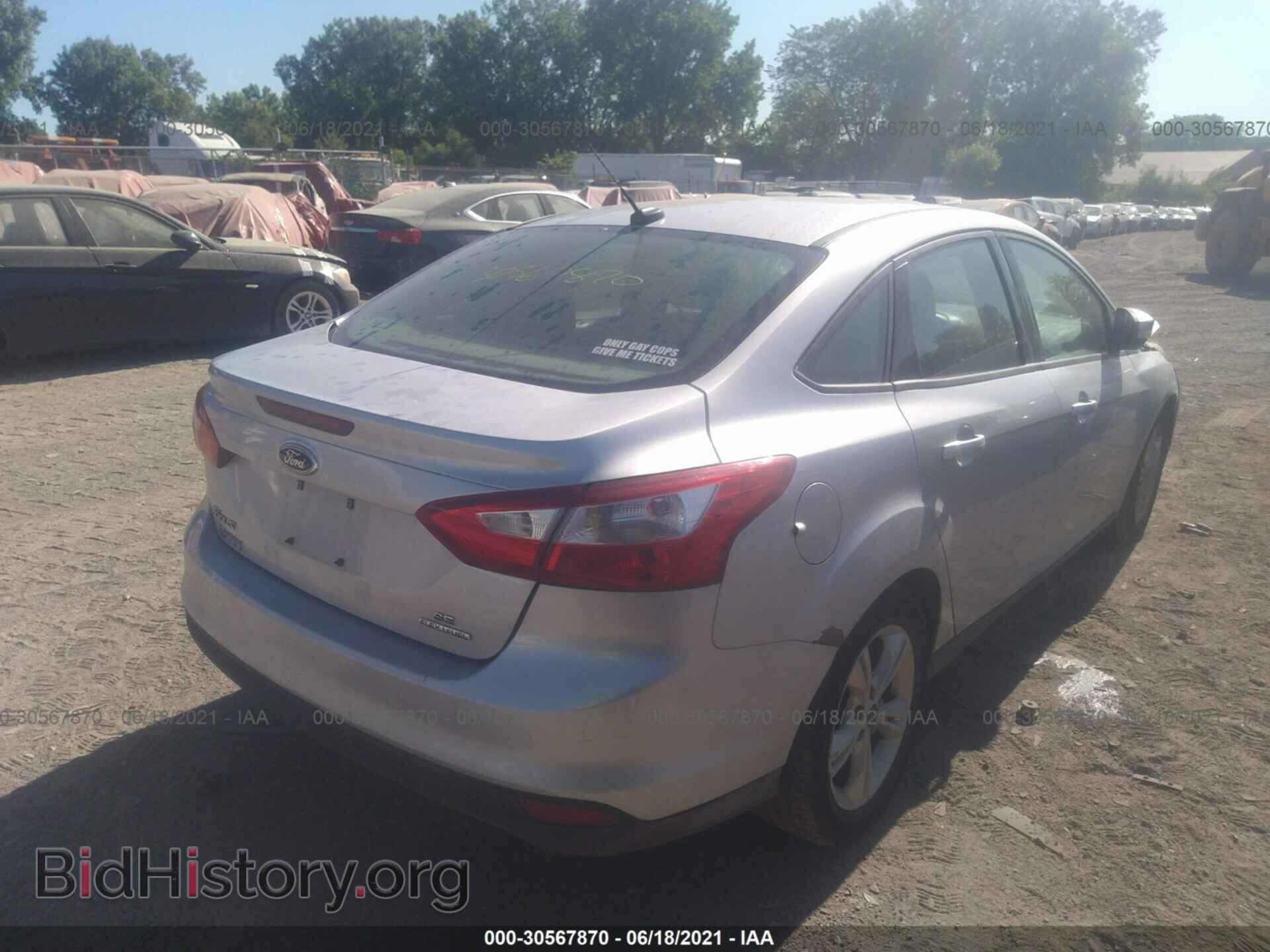 2013 FORD FOCUS - VIN: 1FADP3F21DL106541 - Фото 4