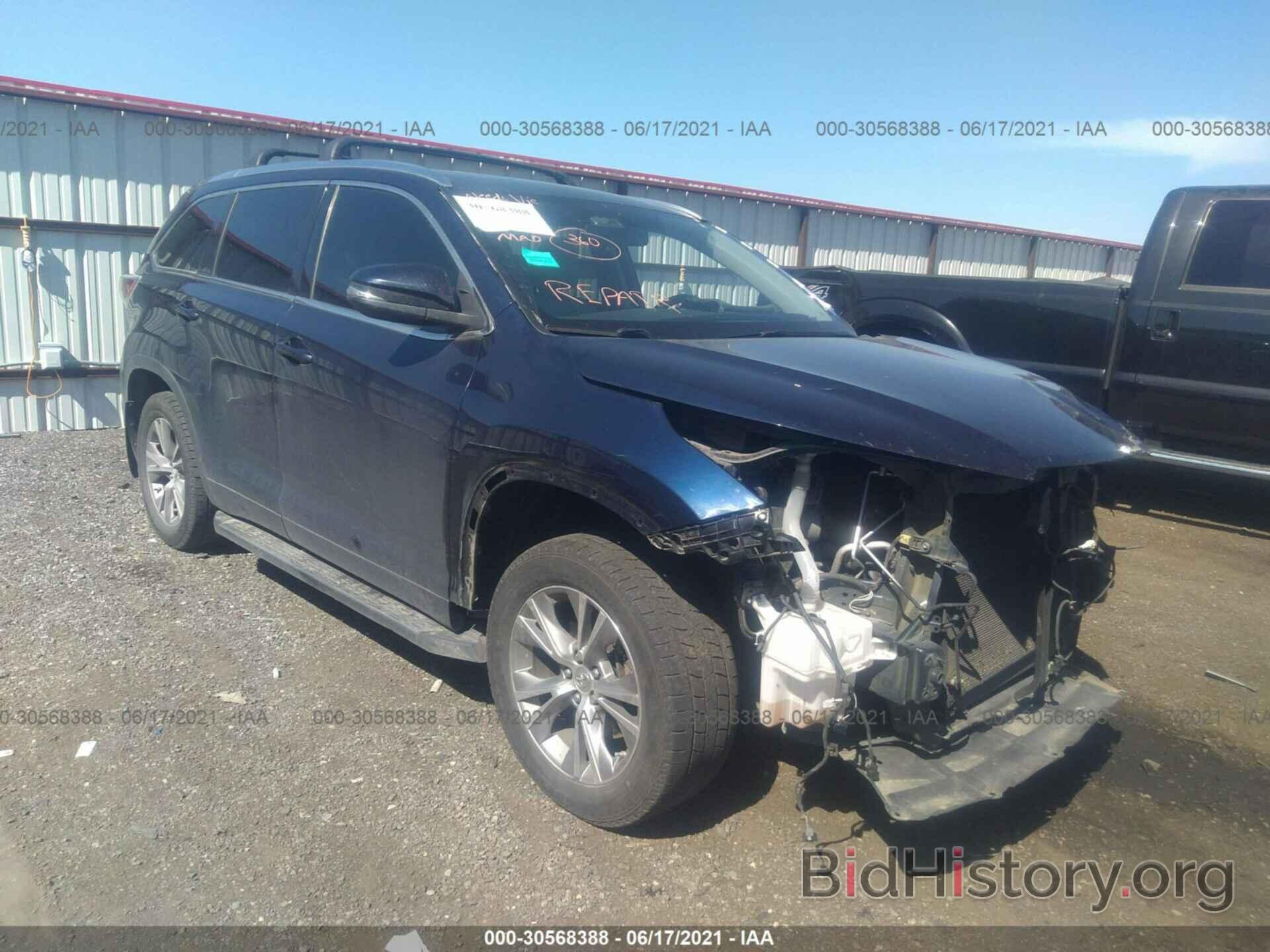 Photo 5TDJKRFH9ES059066 - TOYOTA HIGHLANDER 2014