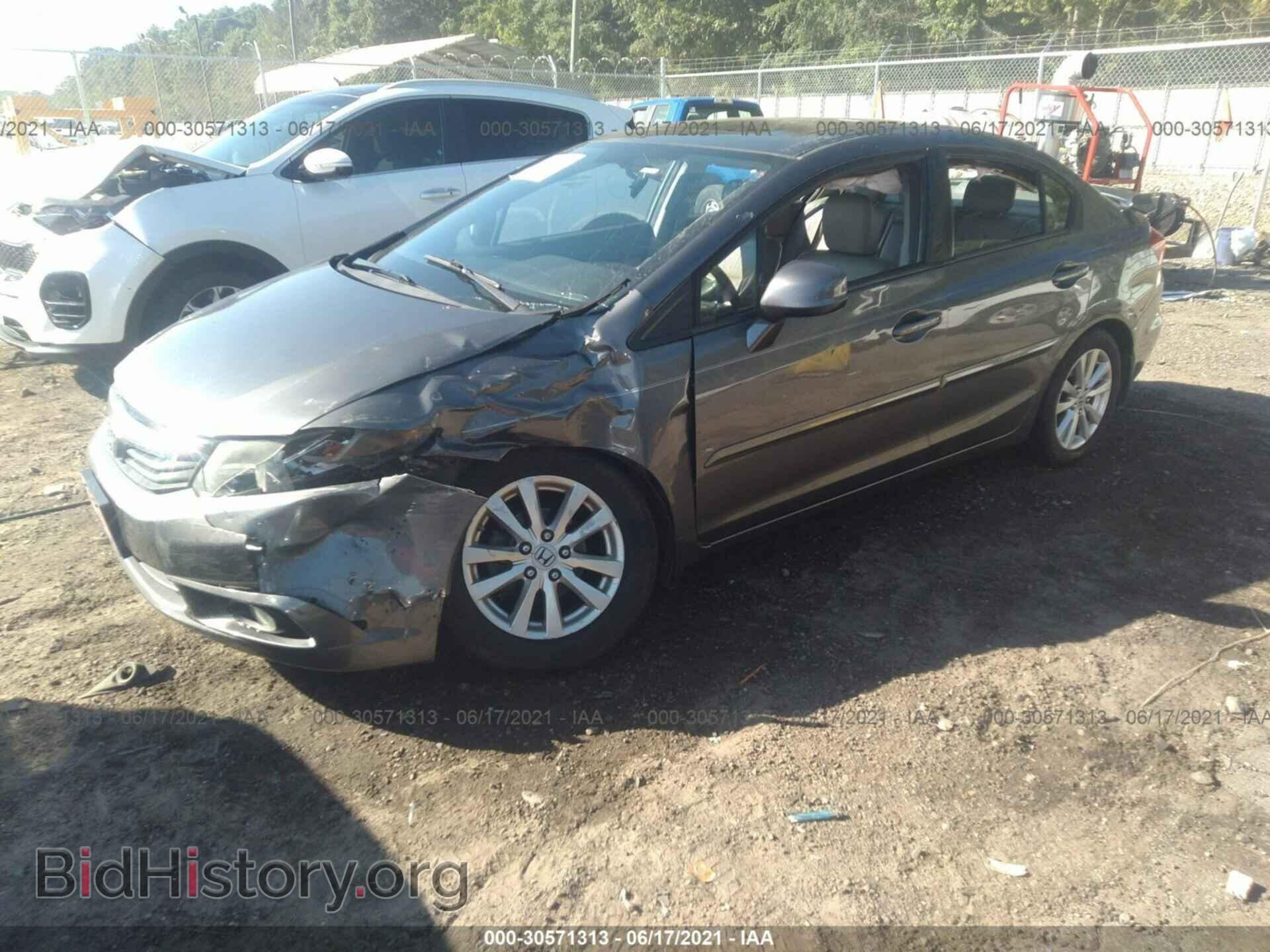 2012 HONDA CIVIC SDN - VIN: 19XFB2F97CE007626 - Фото 2