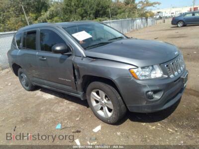 2012 Jeep COMPASS LATITUDE, gray — VIN 1C4NJCEB0CD623274, IAAI