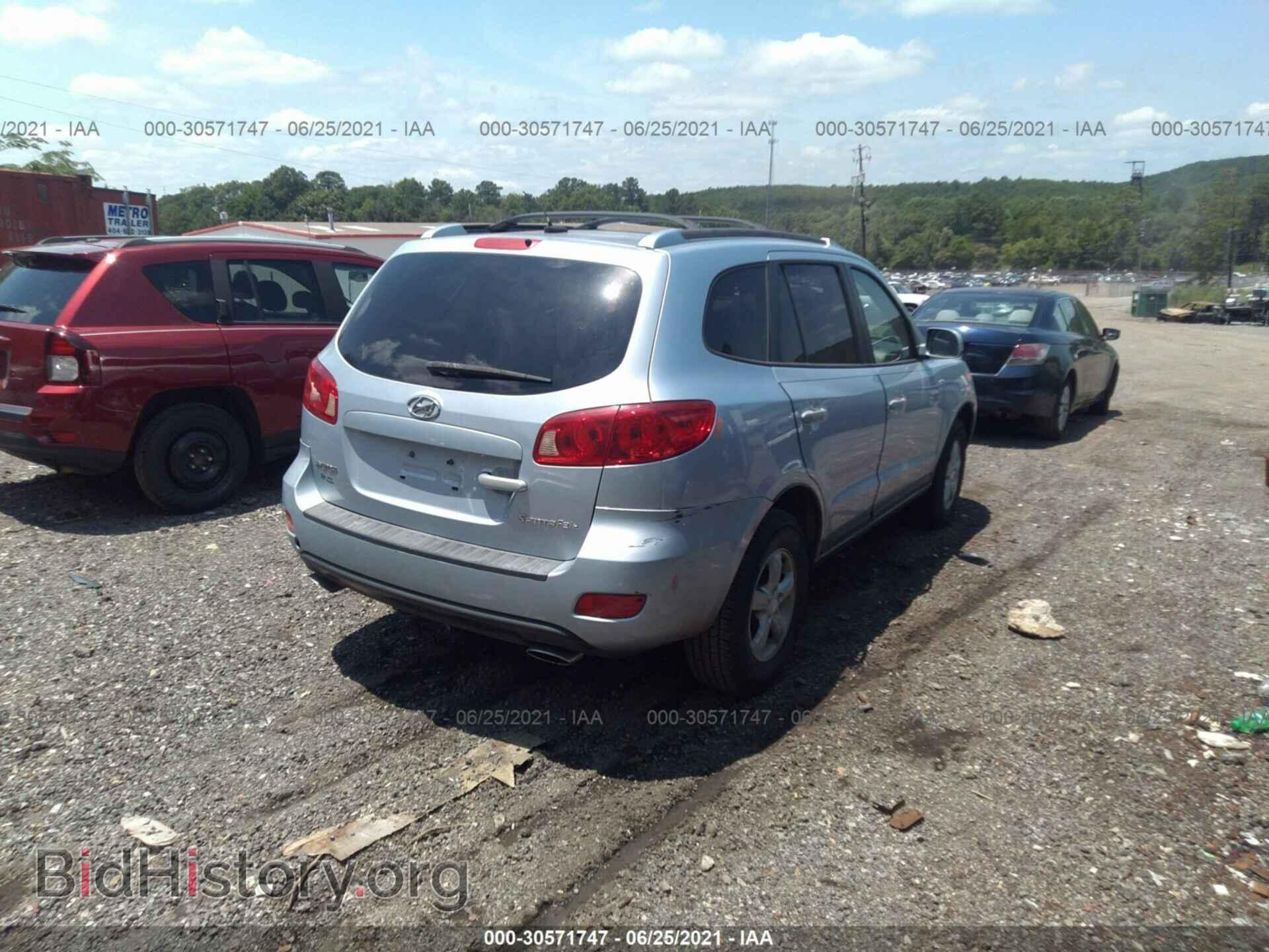 2007 HYUNDAI SANTA FE - VIN: 5NMSG13D97H099257 - Фото 4