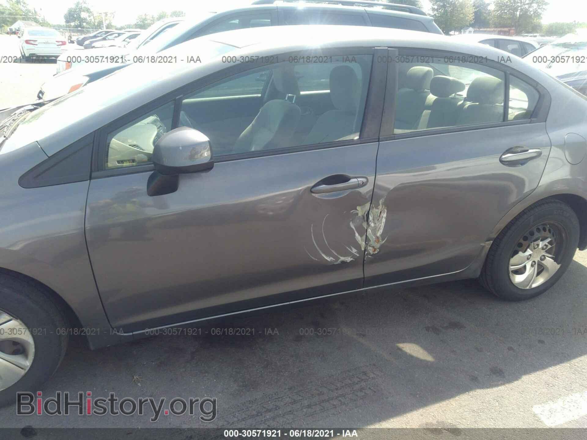 2013 HONDA CIVIC SDN - VIN: 2HGFB2F53DH525317 - Фото 6