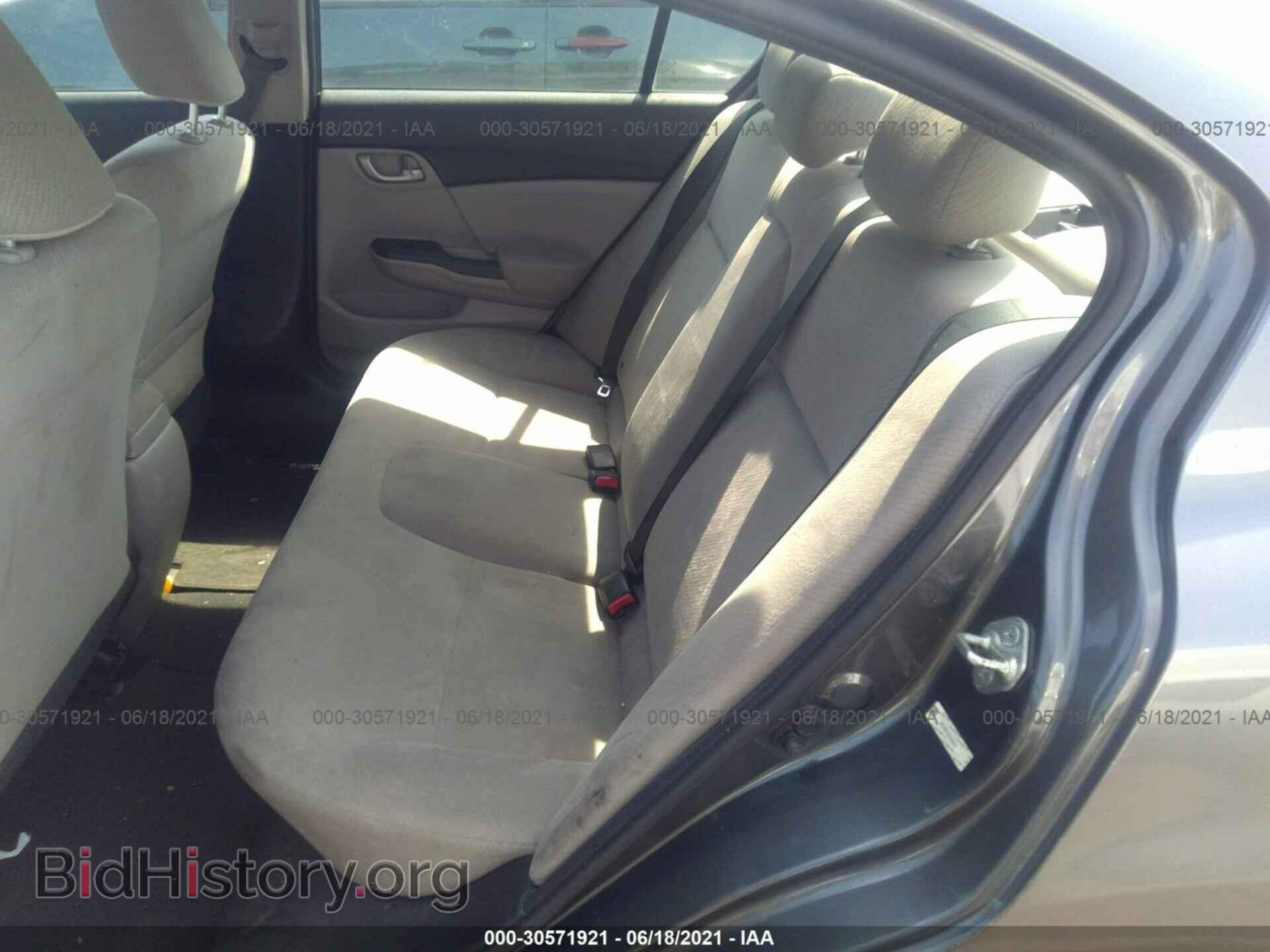 2013 HONDA CIVIC SDN - VIN: 2HGFB2F53DH525317 - Фото 8