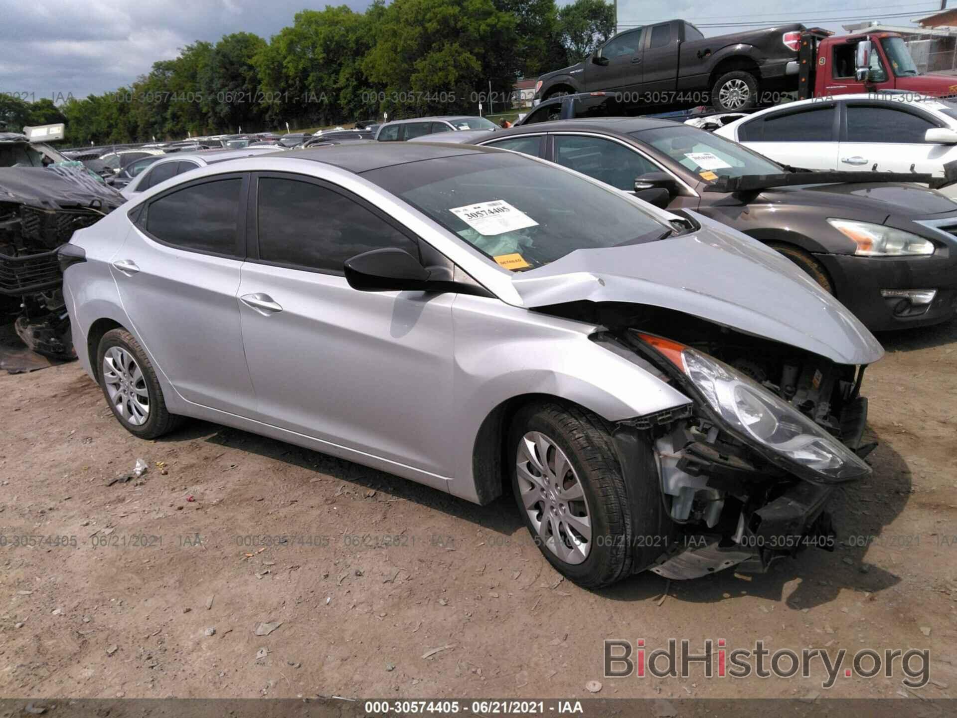 Photo KMHDH4AE7CU231286 - HYUNDAI ELANTRA 2012