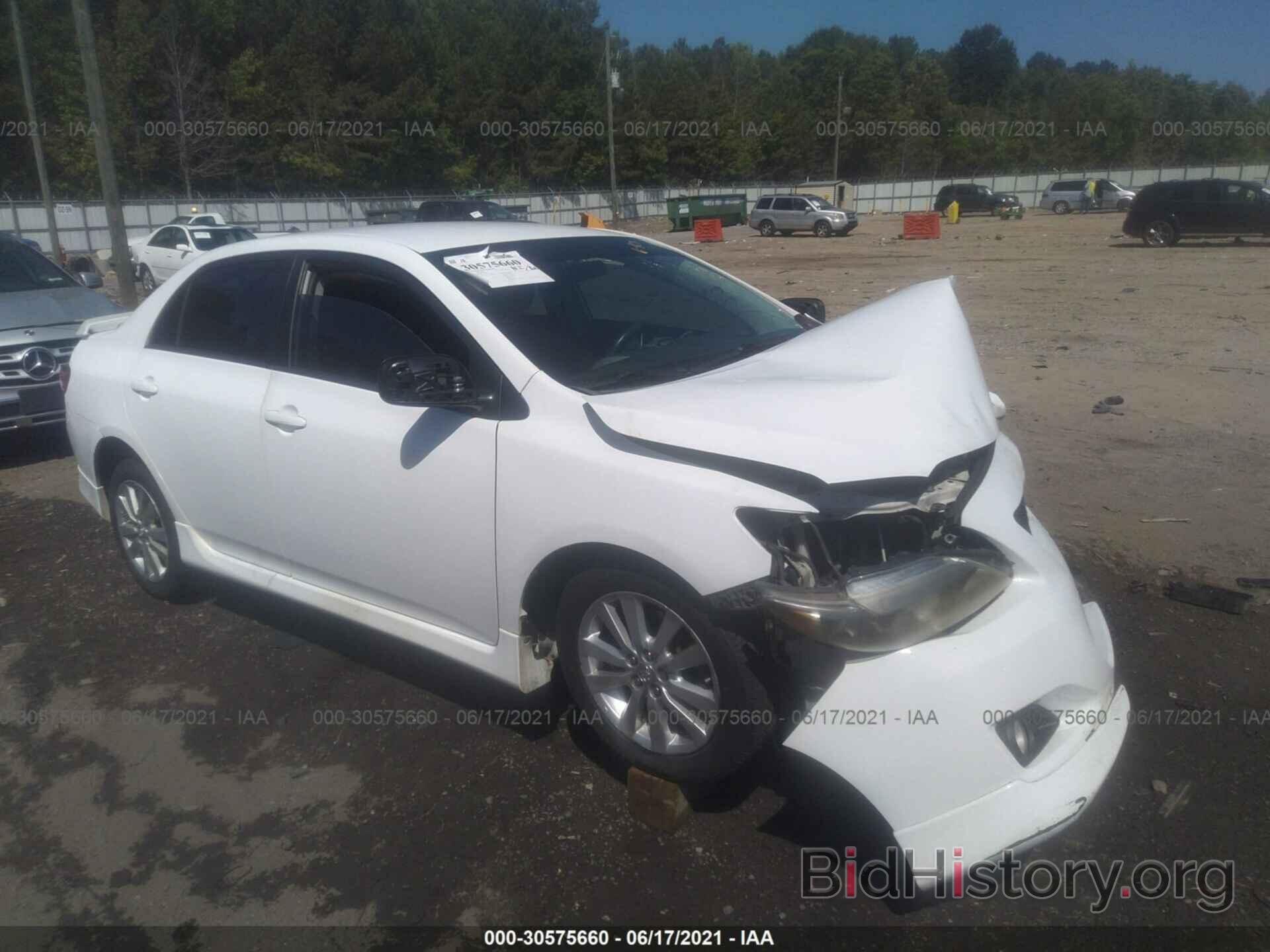 Photo 2T1BU40E29C120322 - TOYOTA COROLLA 2009