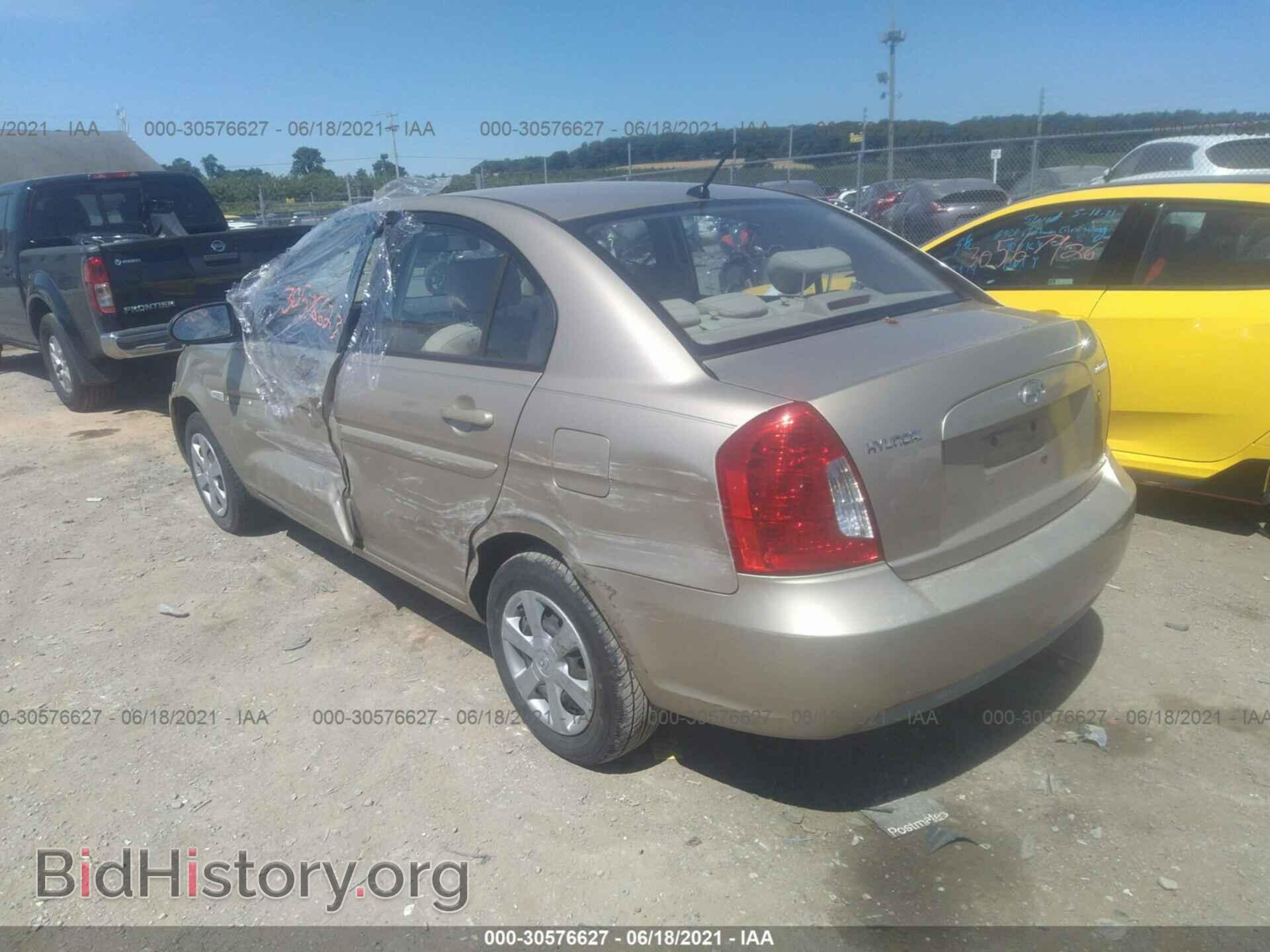 2007 HYUNDAI ACCENT - VIN: KMHCN46C37U094459 - Фото 3