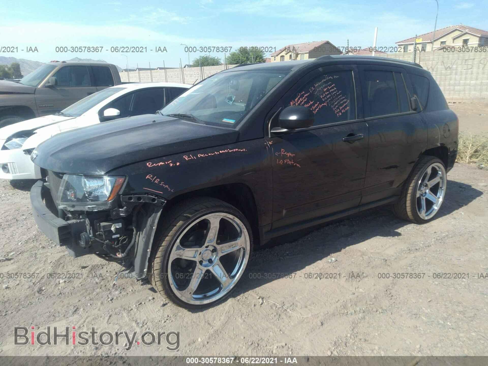 2017 JEEP COMPASS - VIN: 1C4NJCBA3HD123905 - Фото 2