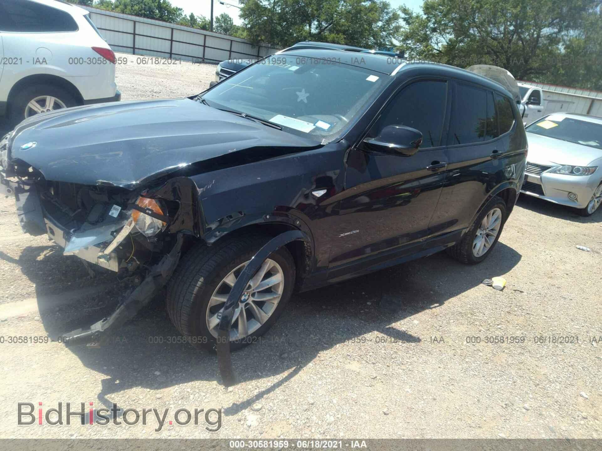 2014 BMW X3 - VIN: 5UXWX9C58E0D10665 - Фото 2