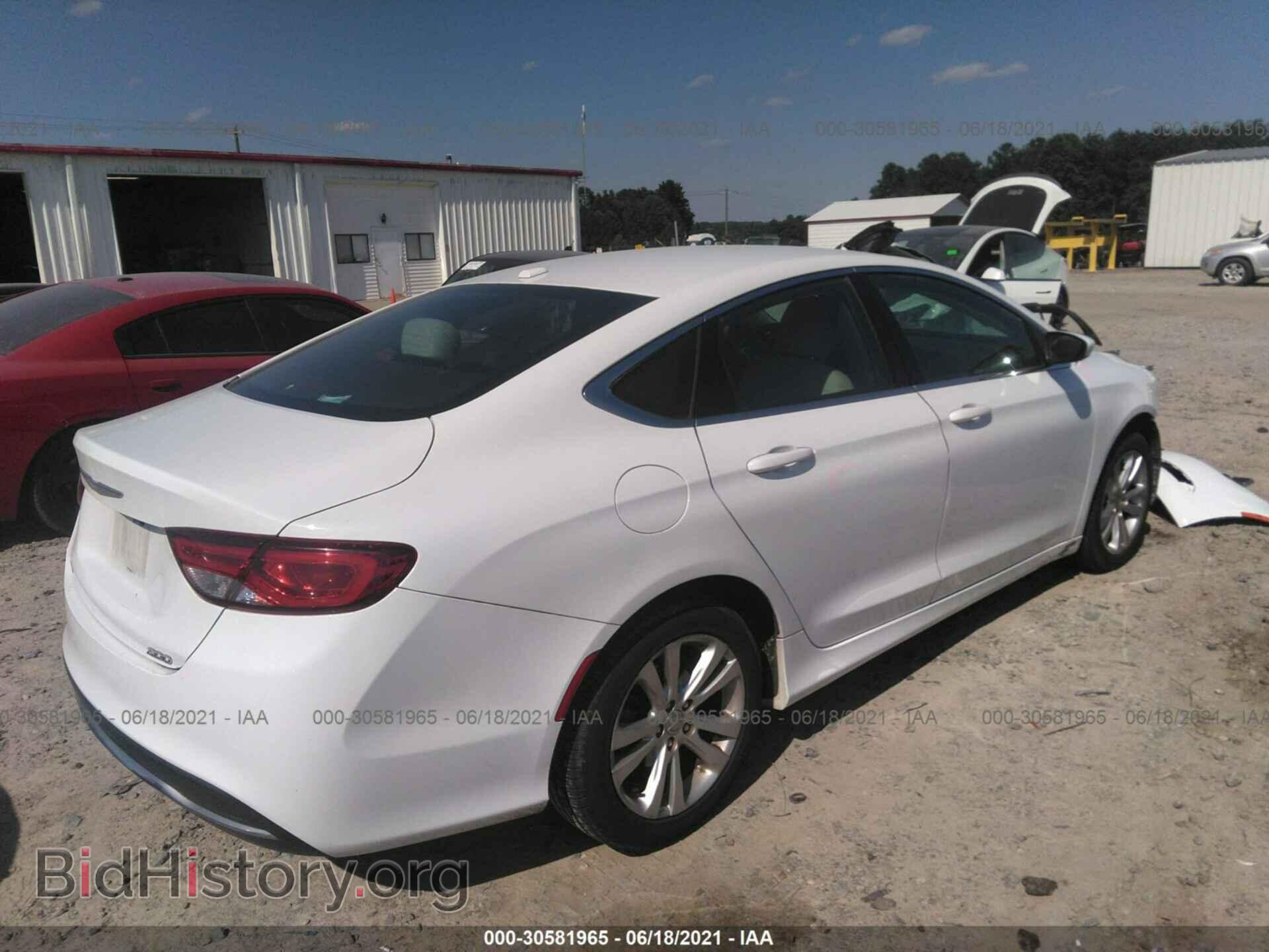 2015 CHRYSLER 200 - VIN: 1C3CCCAB2FN607099 - Фото 4