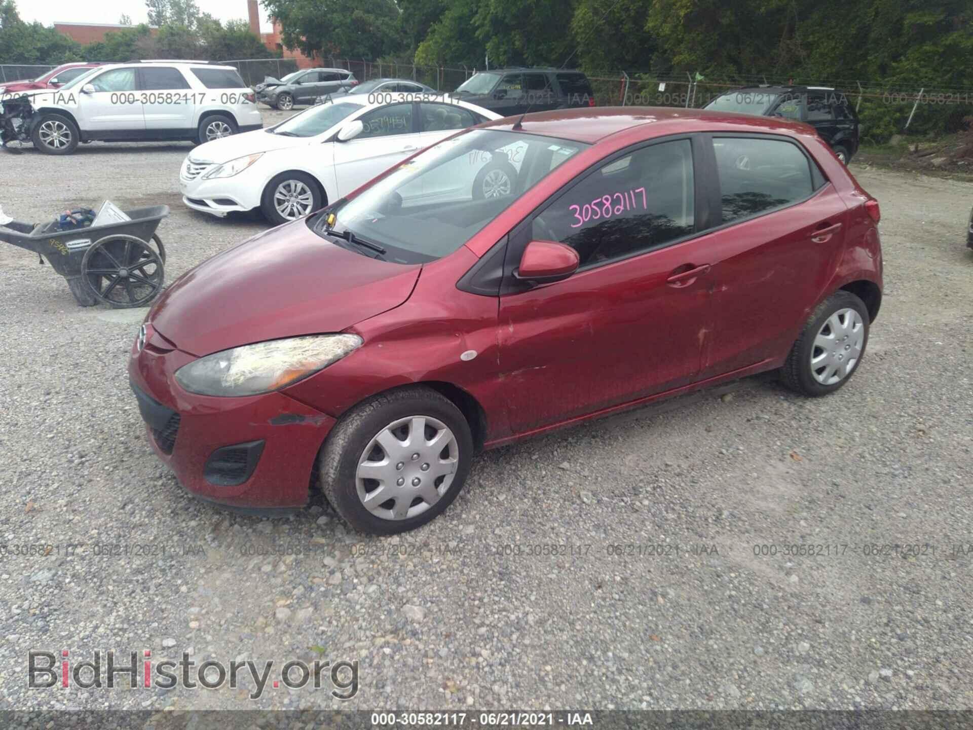 2014 MAZDA MAZDA2 - VIN: JM1DE1KY9E0188214 - Фото 2