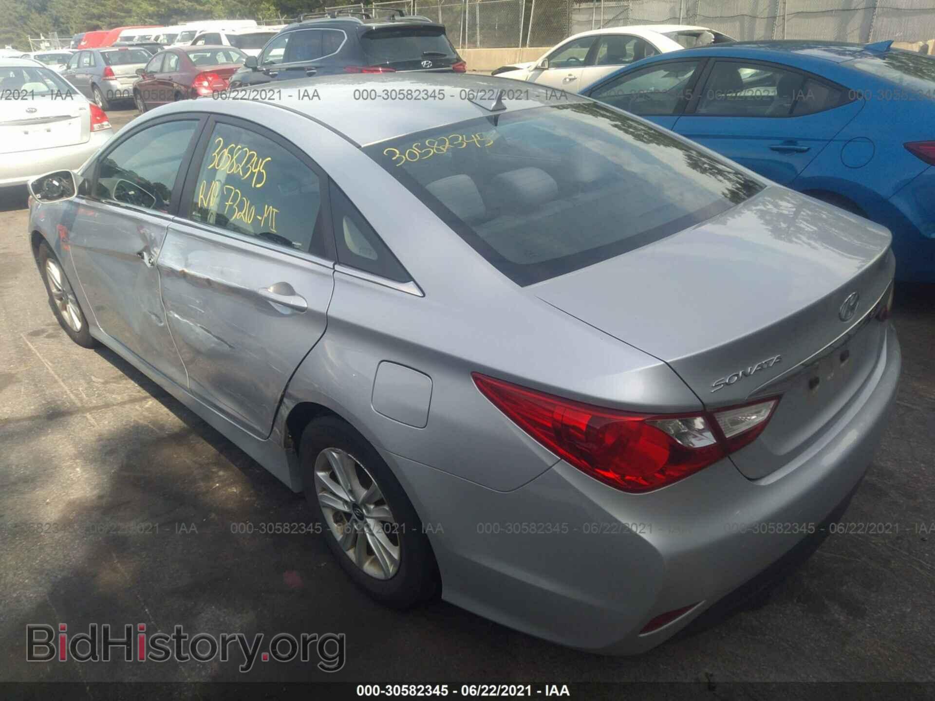 2014 HYUNDAI SONATA - VIN: 5NPEB4AC6EH887176 - Фото 3