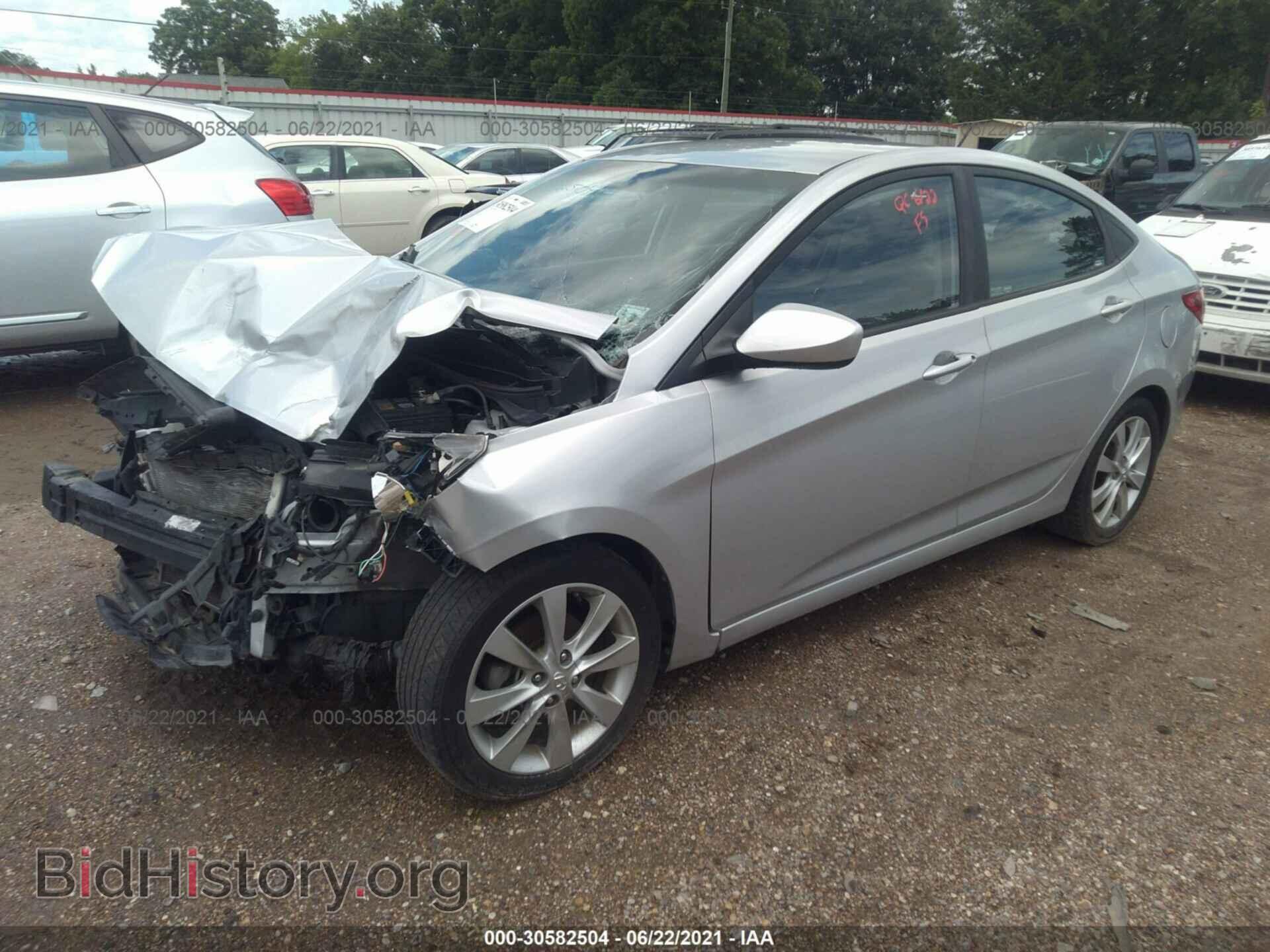 2012 HYUNDAI ACCENT - VIN: KMHCU4AE2CU262422 - Фото 2
