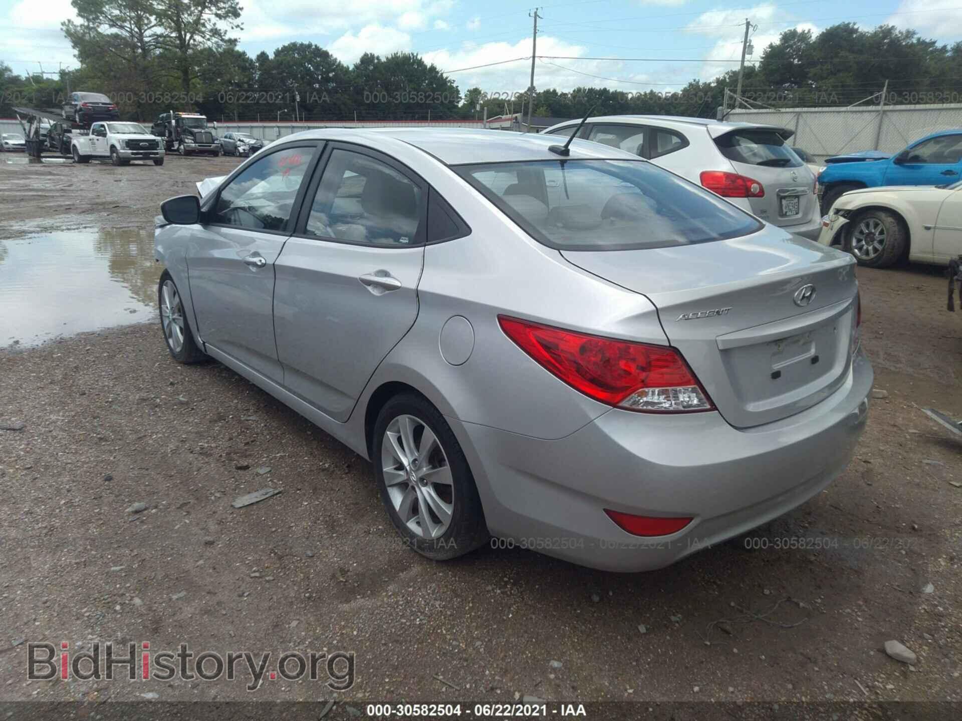 2012 HYUNDAI ACCENT - VIN: KMHCU4AE2CU262422 - Фото 3