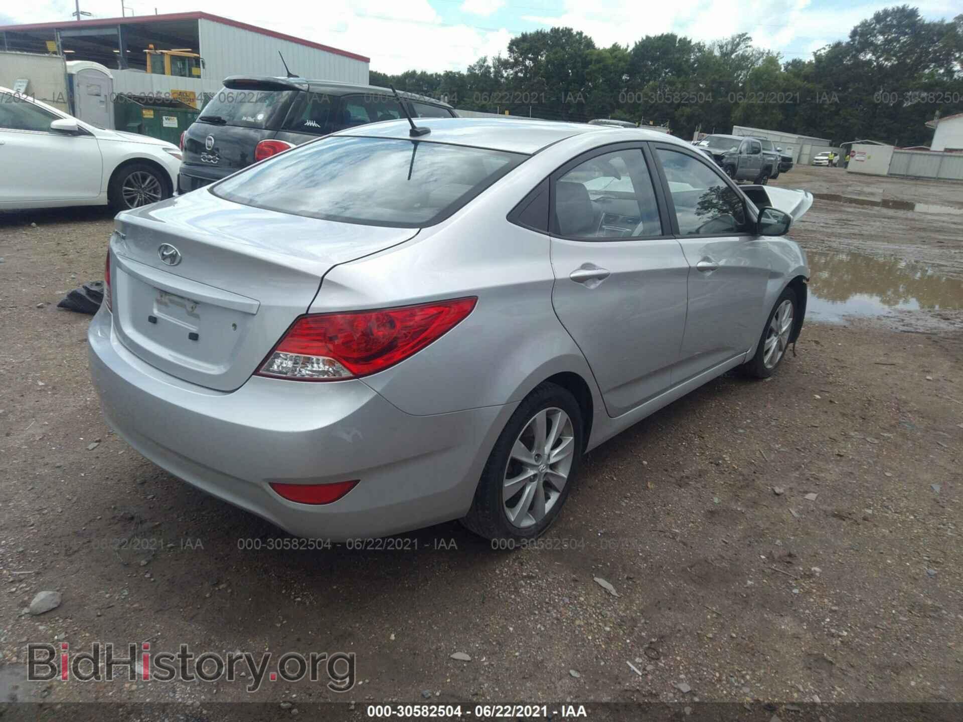 2012 HYUNDAI ACCENT - VIN: KMHCU4AE2CU262422 - Фото 4