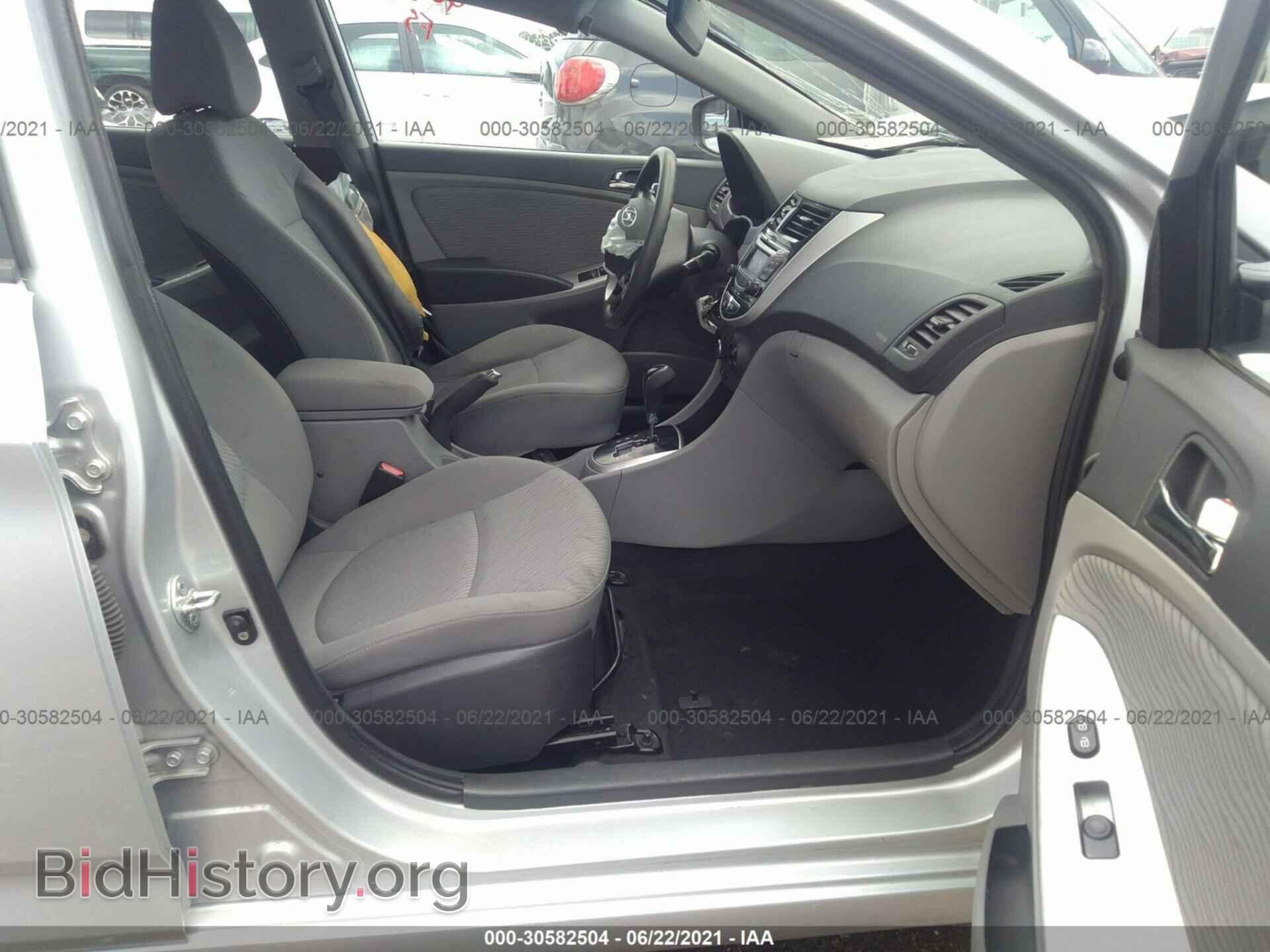 2012 HYUNDAI ACCENT - VIN: KMHCU4AE2CU262422 - Фото 5