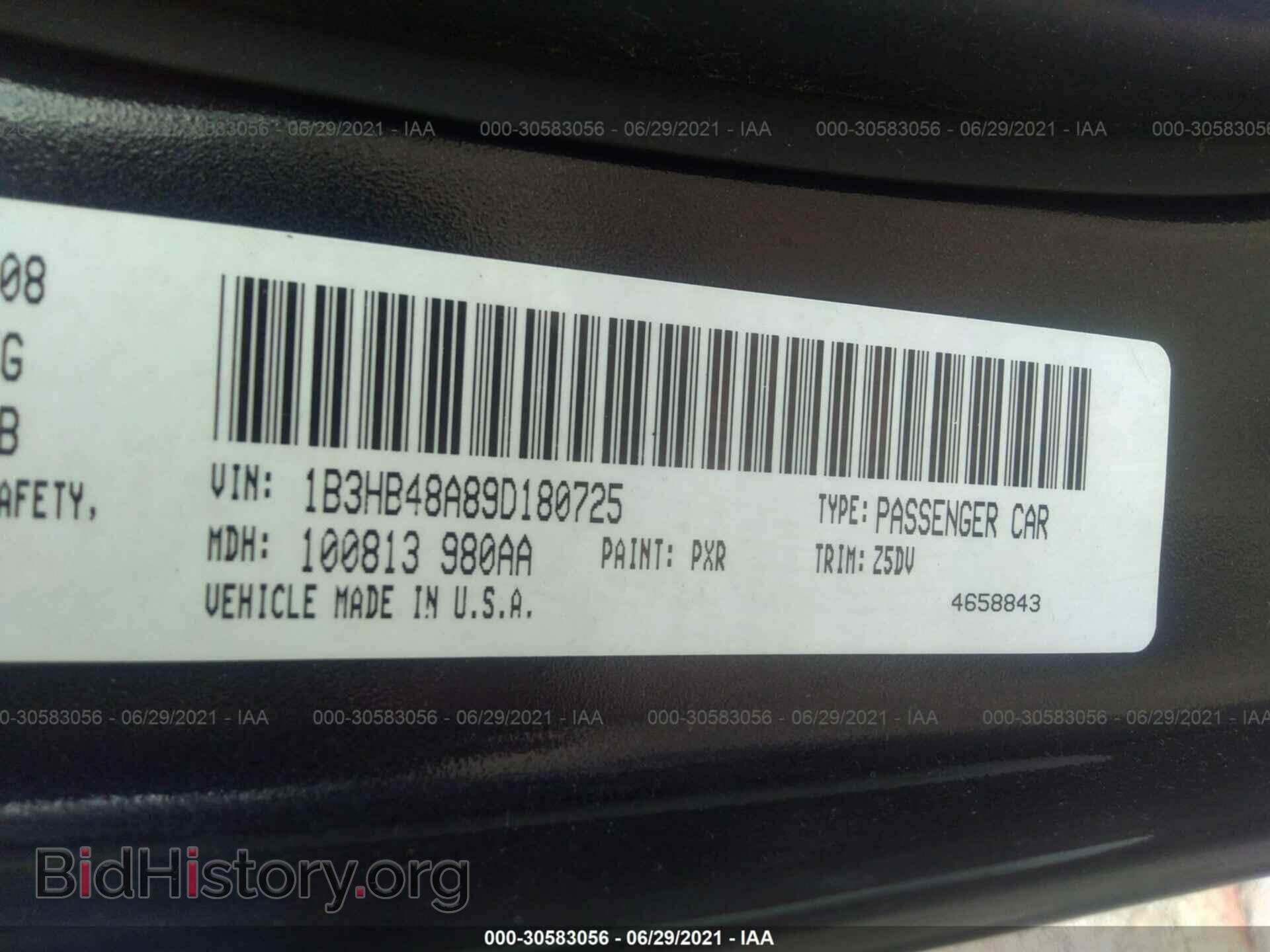 2009 DODGE CALIBER - VIN: 1B3HB48A89D180725 - Photo 9
