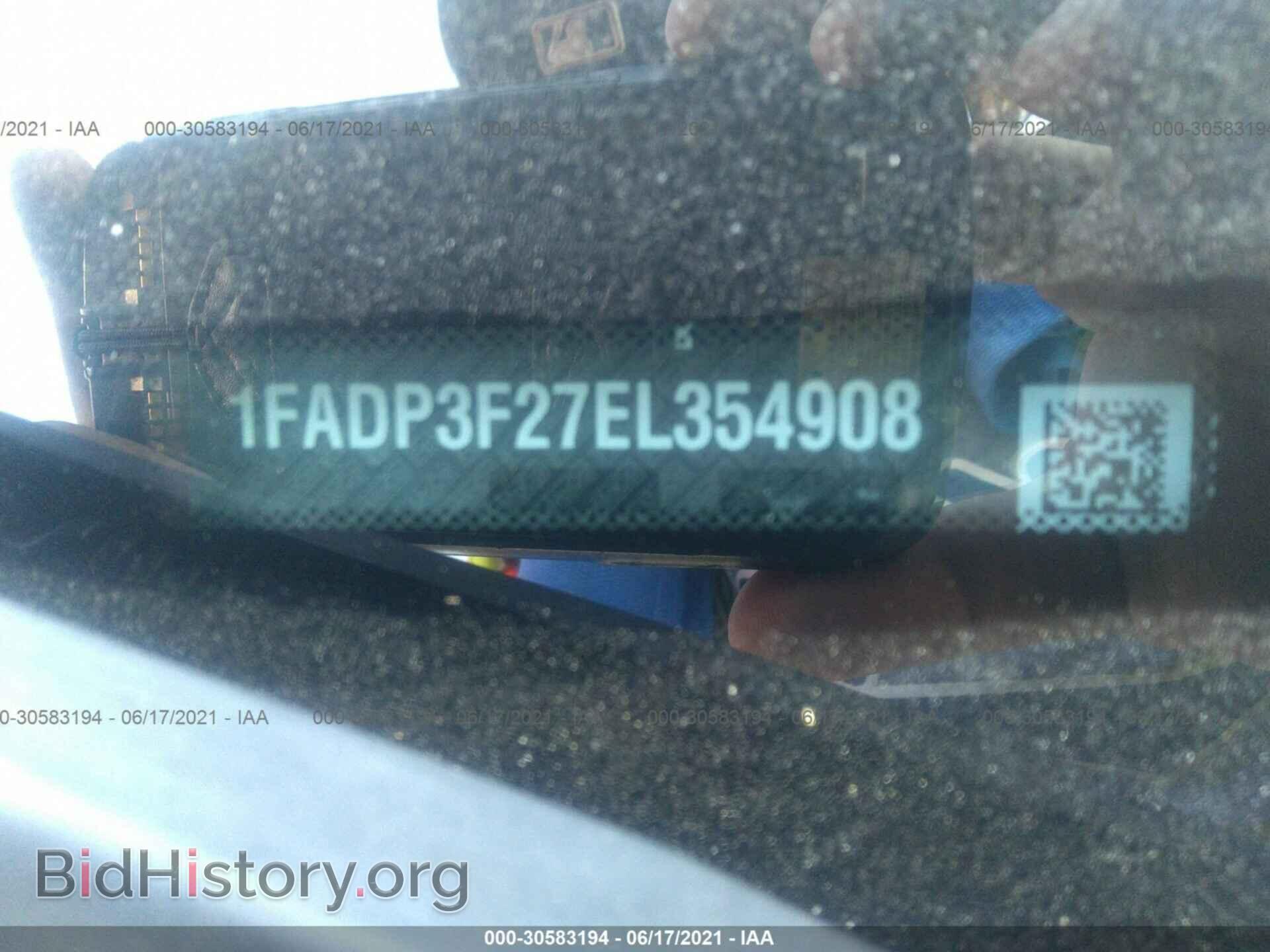 2014 FORD FOCUS - VIN: 1FADP3F27EL354908 - Фото 9