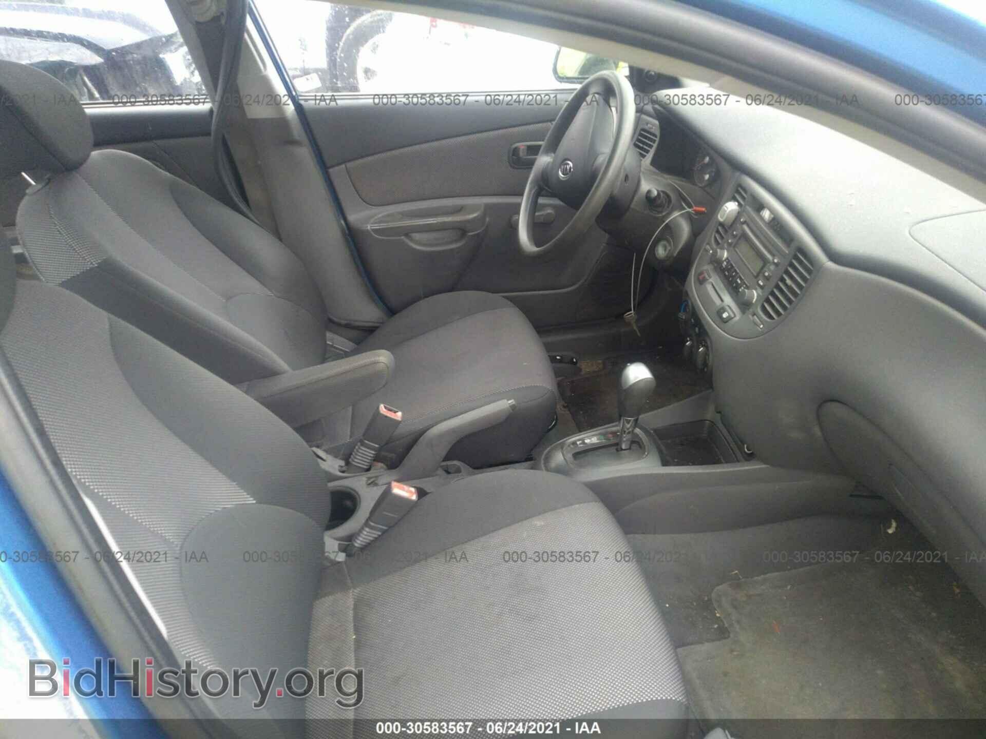 2007 KIA RIO - VIN: KNADE123976229376 - Фото 5