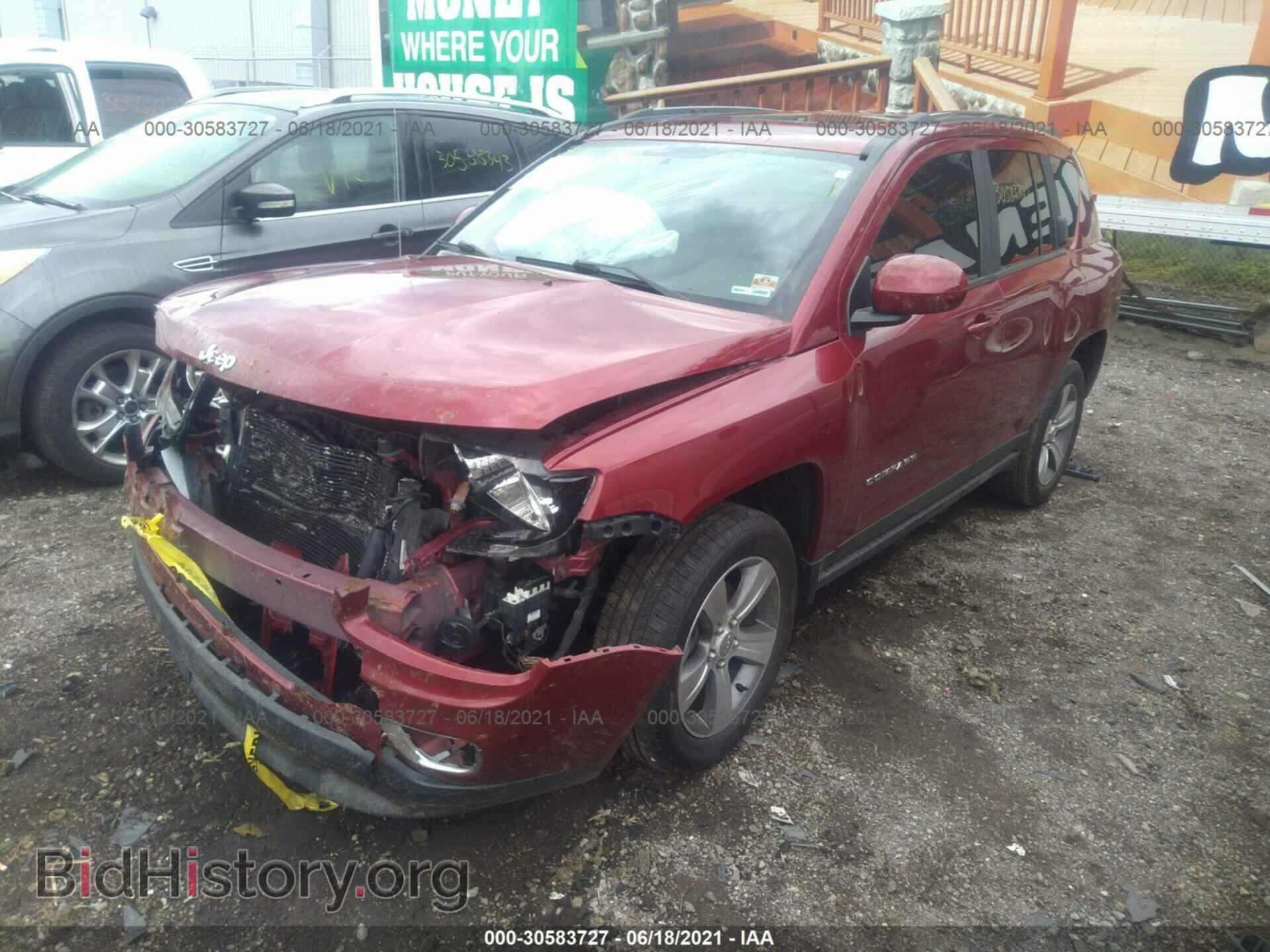 2016 JEEP COMPASS - VIN: 1C4NJCEA4GD716179 - Фото 2