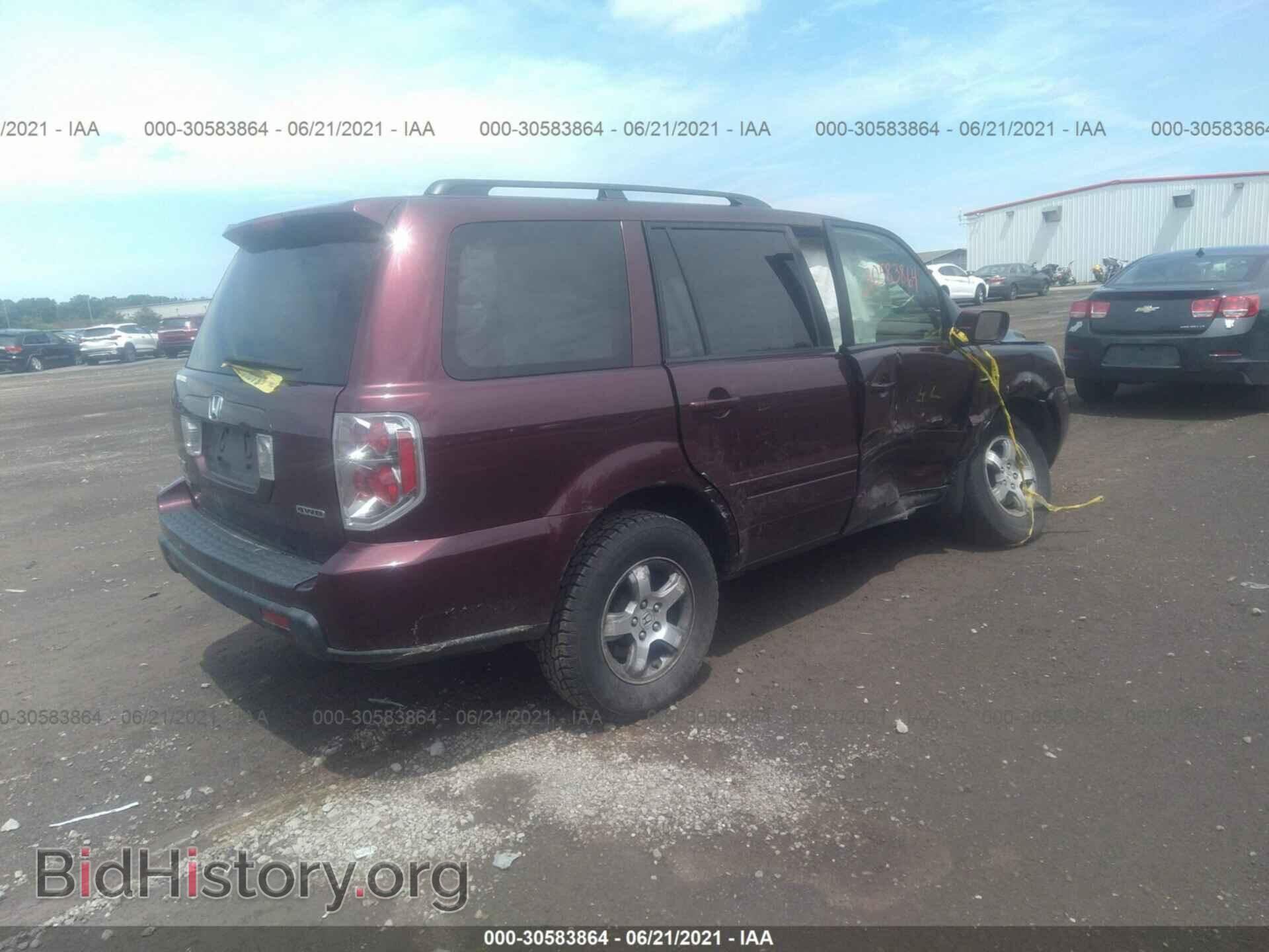 2007 HONDA PILOT - VIN: 2HKYF18447H526109 - Фото 4