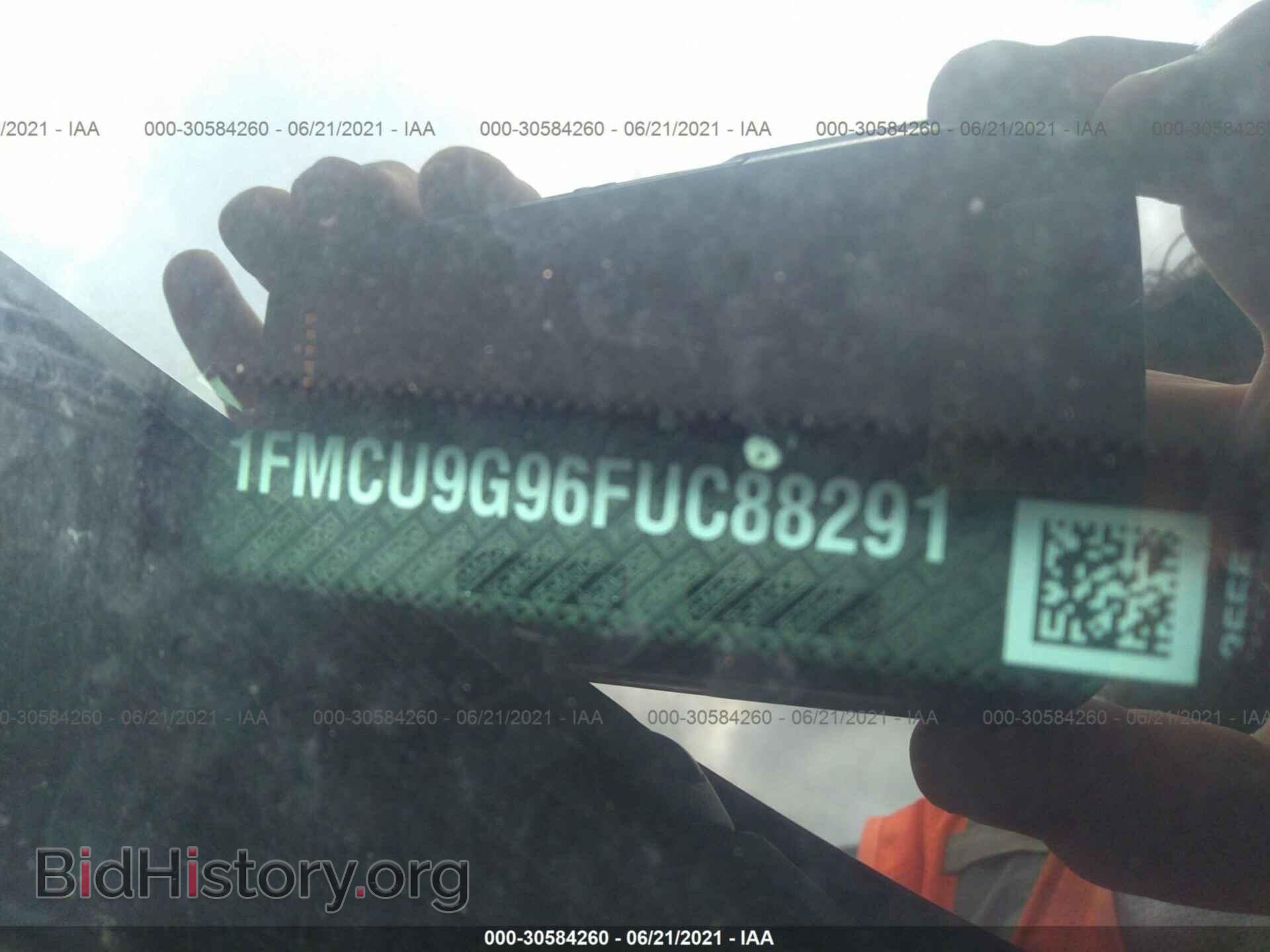 2015 FORD ESCAPE - VIN: 1FMCU9G96FUC88291 - Фото 9