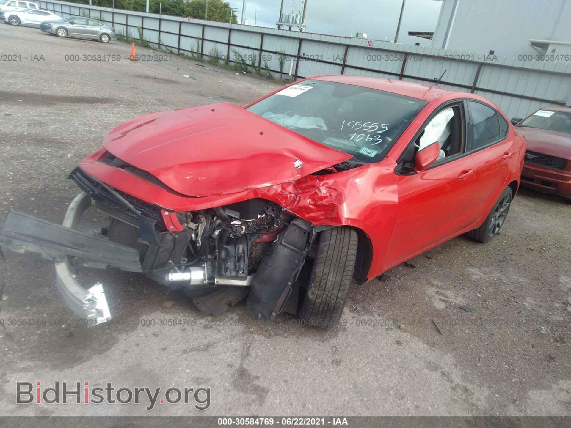 2016 DODGE DART - VIN: 1C3CDFAA3GD703840 - Фото 2