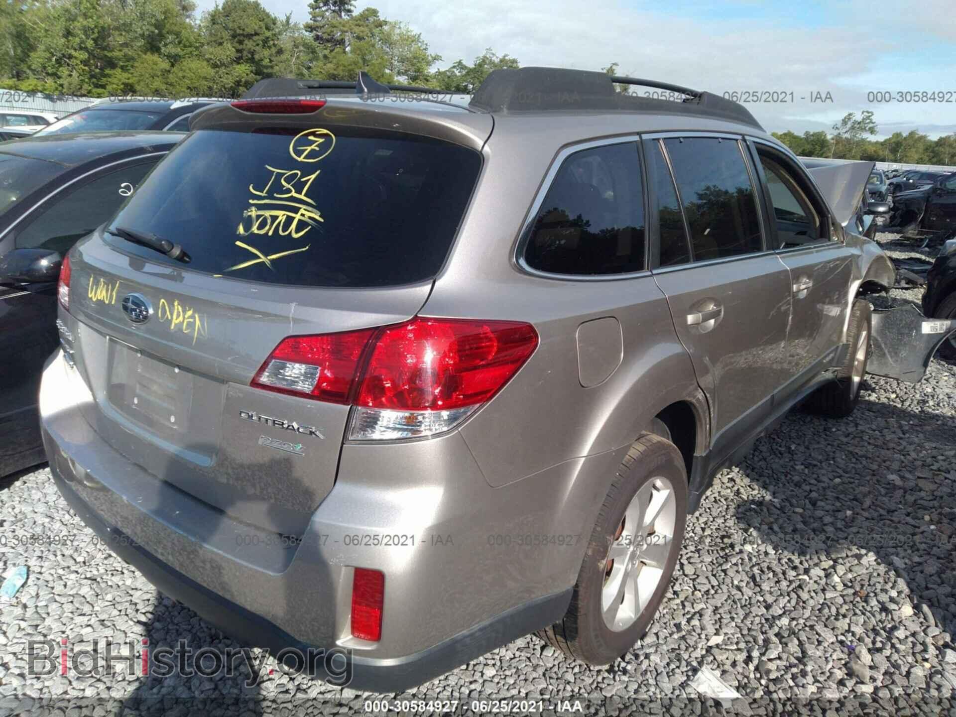 2014 SUBARU OUTBACK - VIN: 4S4BRBKC3E3246303 - Фото 4