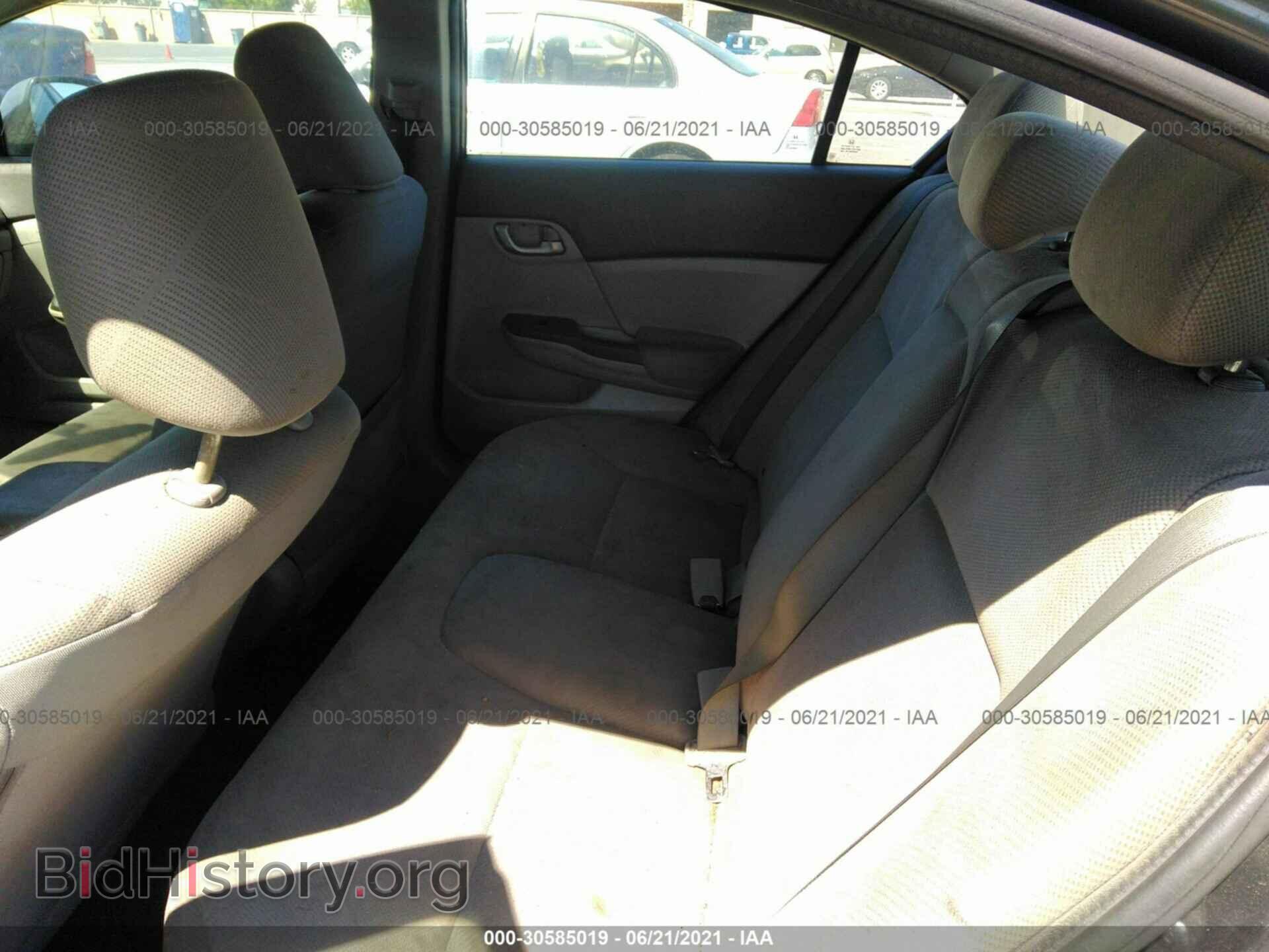 2012 HONDA CIVIC SDN - VIN: 2HGFB2F5XCH602019 - Фото 8