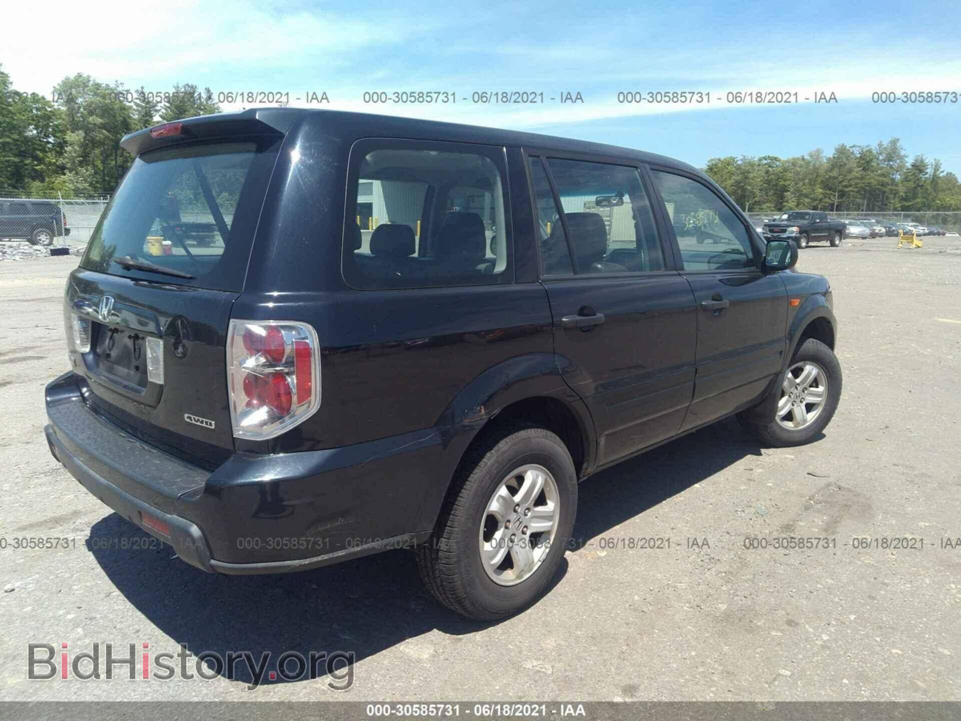 2006 HONDA PILOT - VIN: 2HKYF18116H512415 - Фото 4