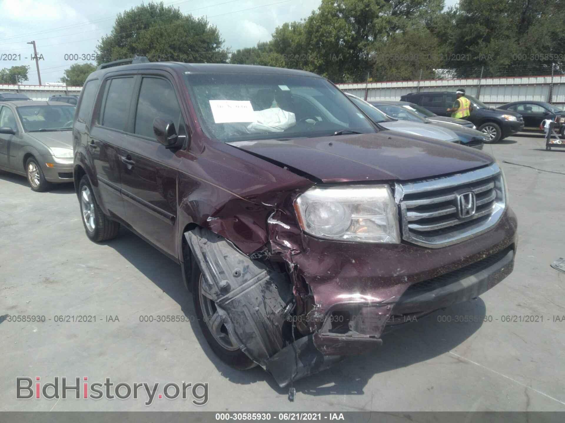 Фотография 5FNYF3H59EB005385 - HONDA PILOT 2014
