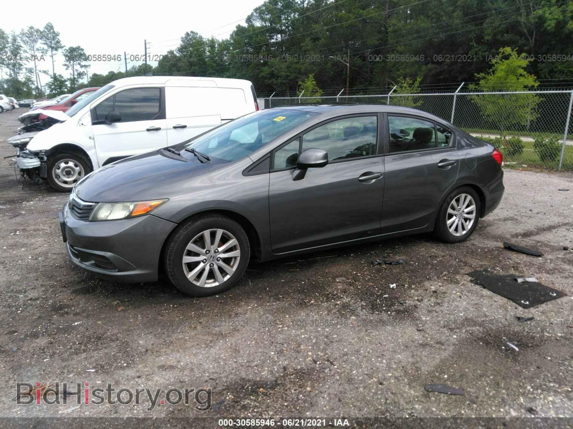 2012 HONDA CIVIC SDN - VIN: 2HGFB2F86CH519908 - Фото 2