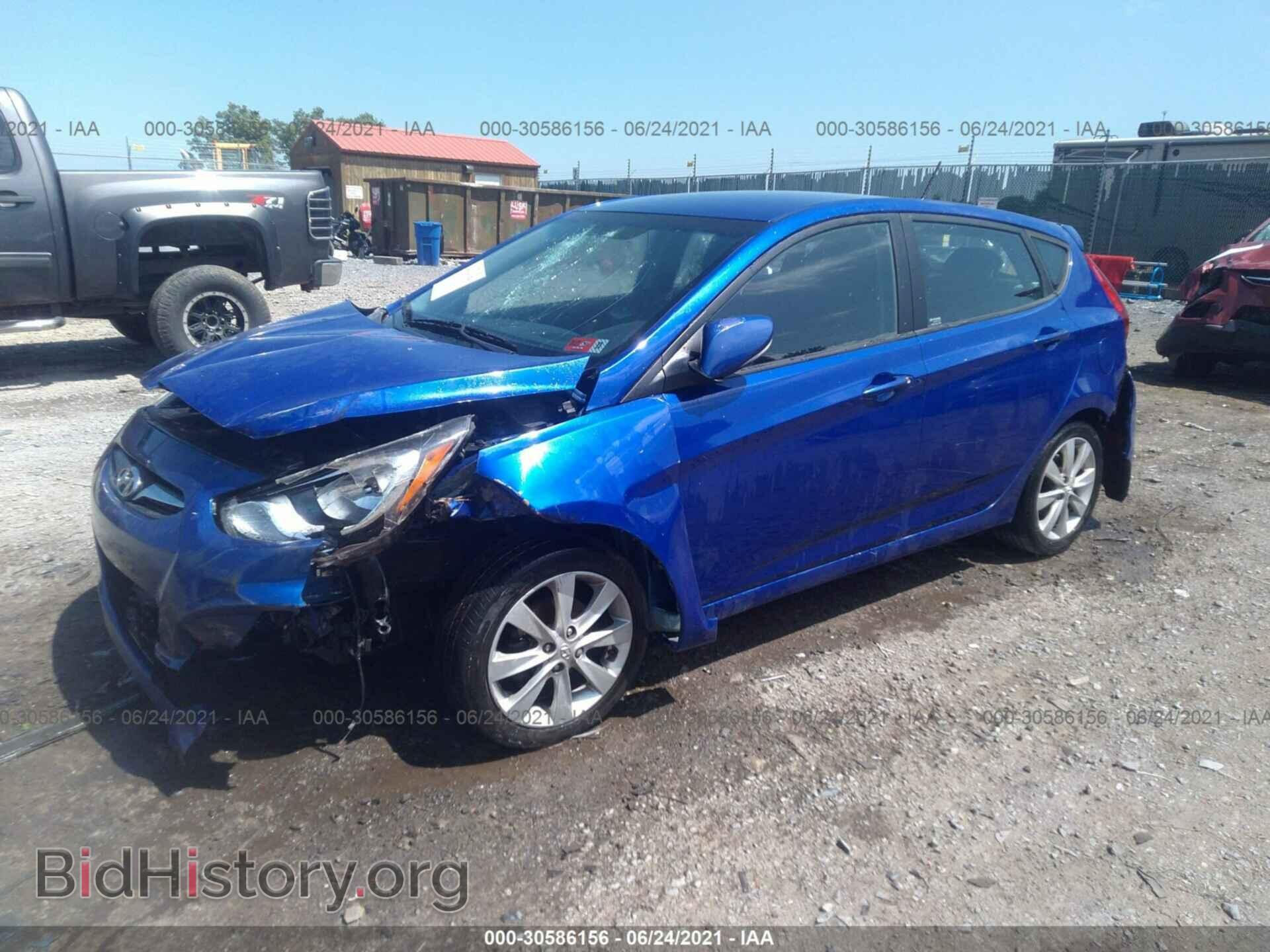 2013 HYUNDAI ACCENT - VIN: KMHCU5AE2DU104234 - Фото 2
