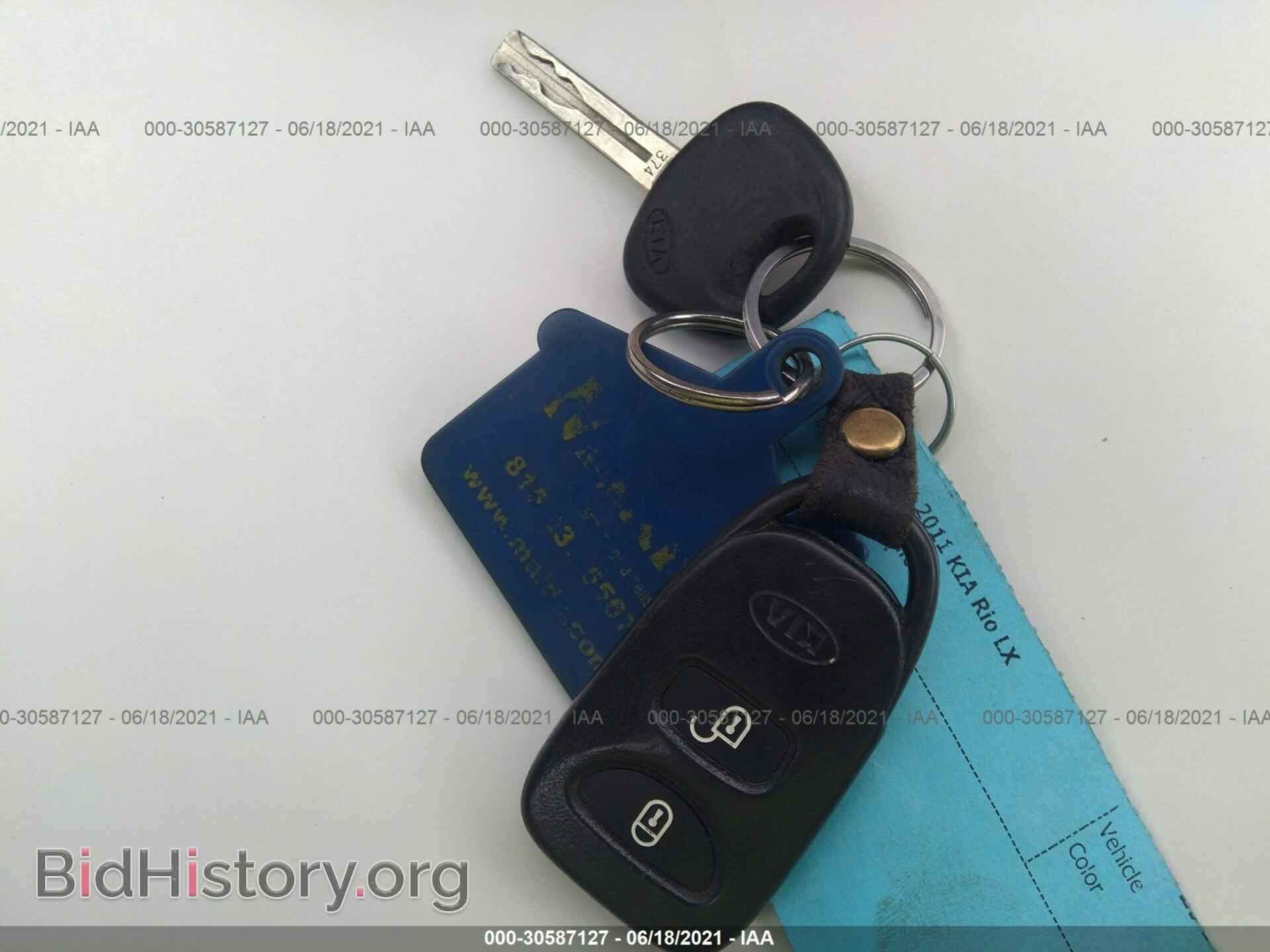 2011 KIA RIO - VIN: KNADH4A35B6750307 - Фото 11