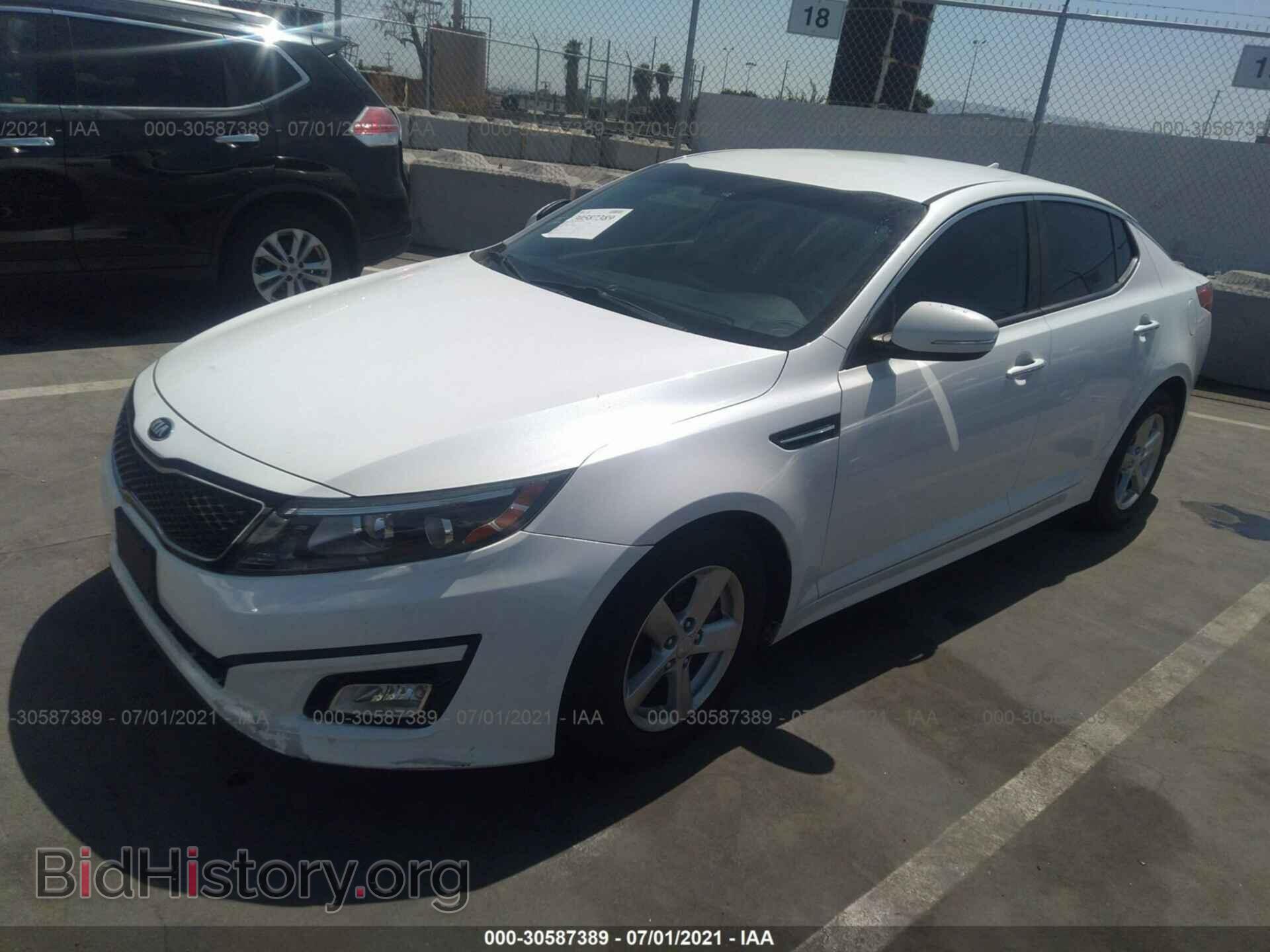 2015 KIA OPTIMA - VIN: KNAGM4A79F5661461 - Фото 2