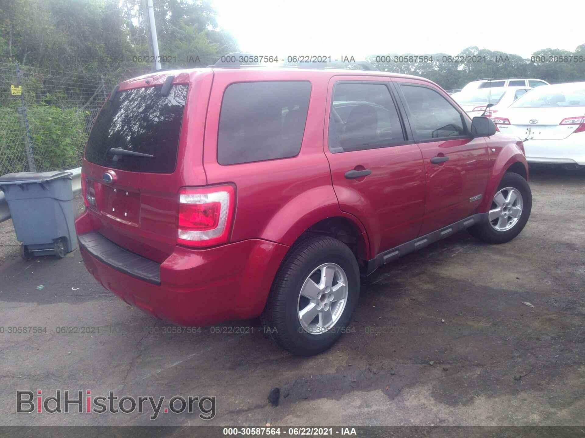 2008 FORD ESCAPE - VIN: 1FMCU03128KC71286 - Фото 4