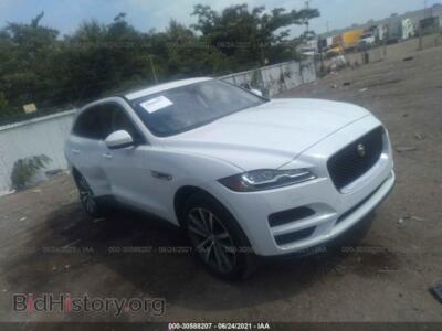 2017 Jaguar F-PACE 35t Prestige, белый — VIN SADCK2BV3HA895554, IAAI