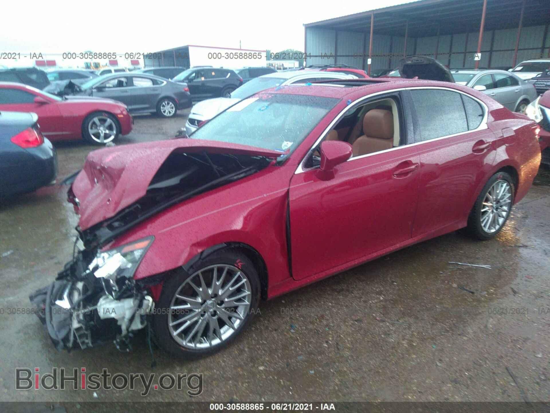 2013 LEXUS GS 350 - VIN: JTHBE1BL2D5011077 - Фото 2