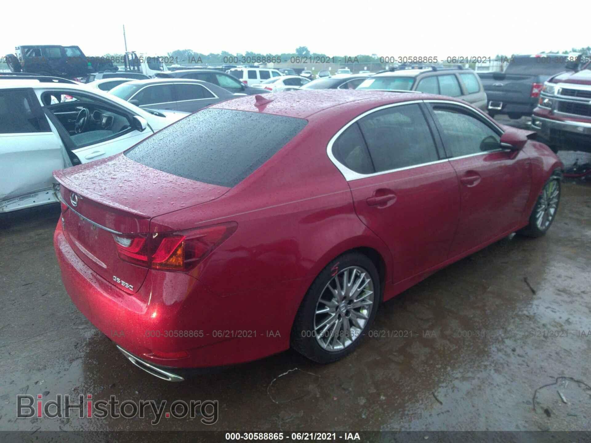 2013 LEXUS GS 350 - VIN: JTHBE1BL2D5011077 - Фото 4