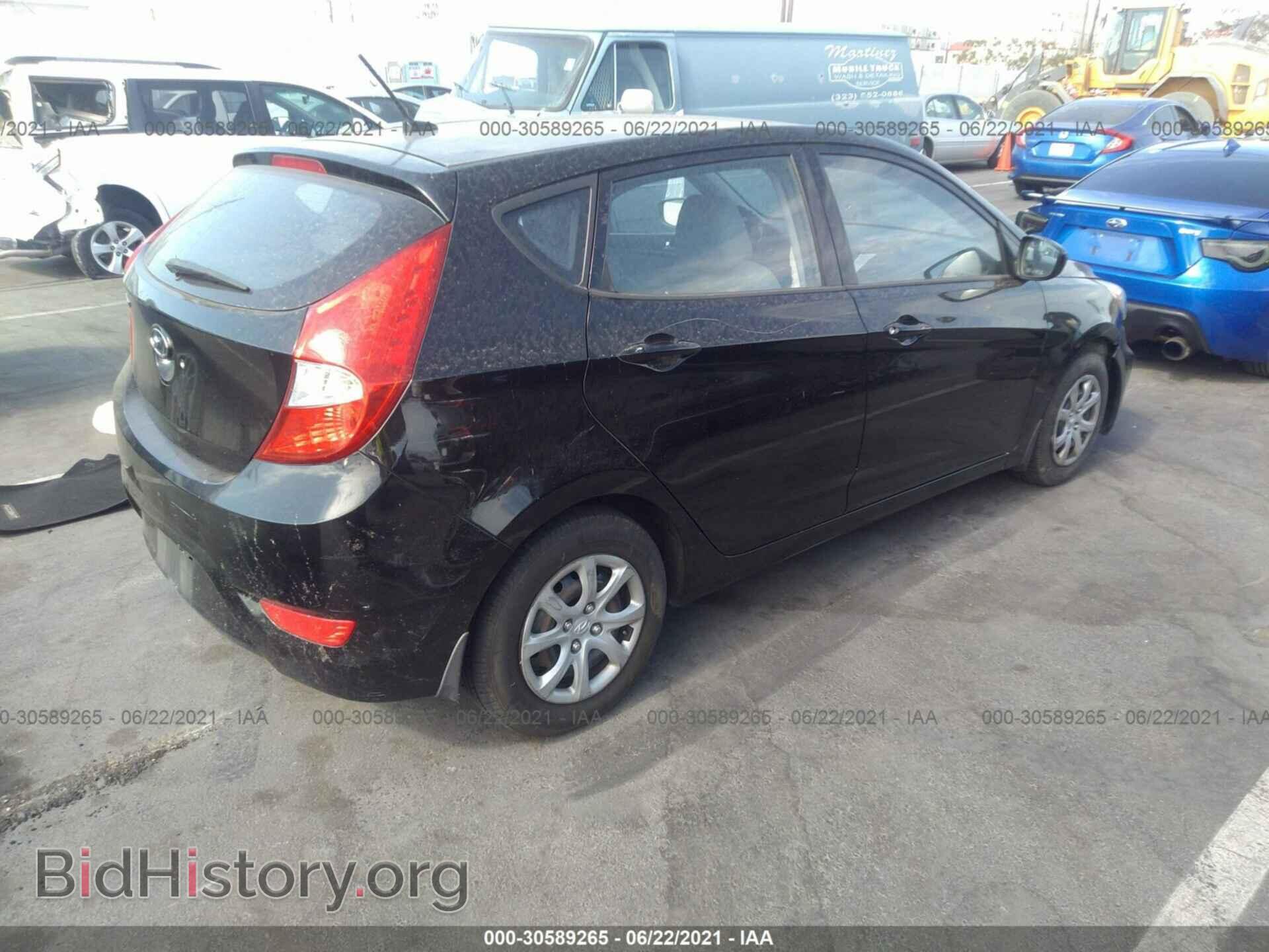 2012 HYUNDAI ACCENT - VIN: KMHCT5AEXCU040882 - Фото 4