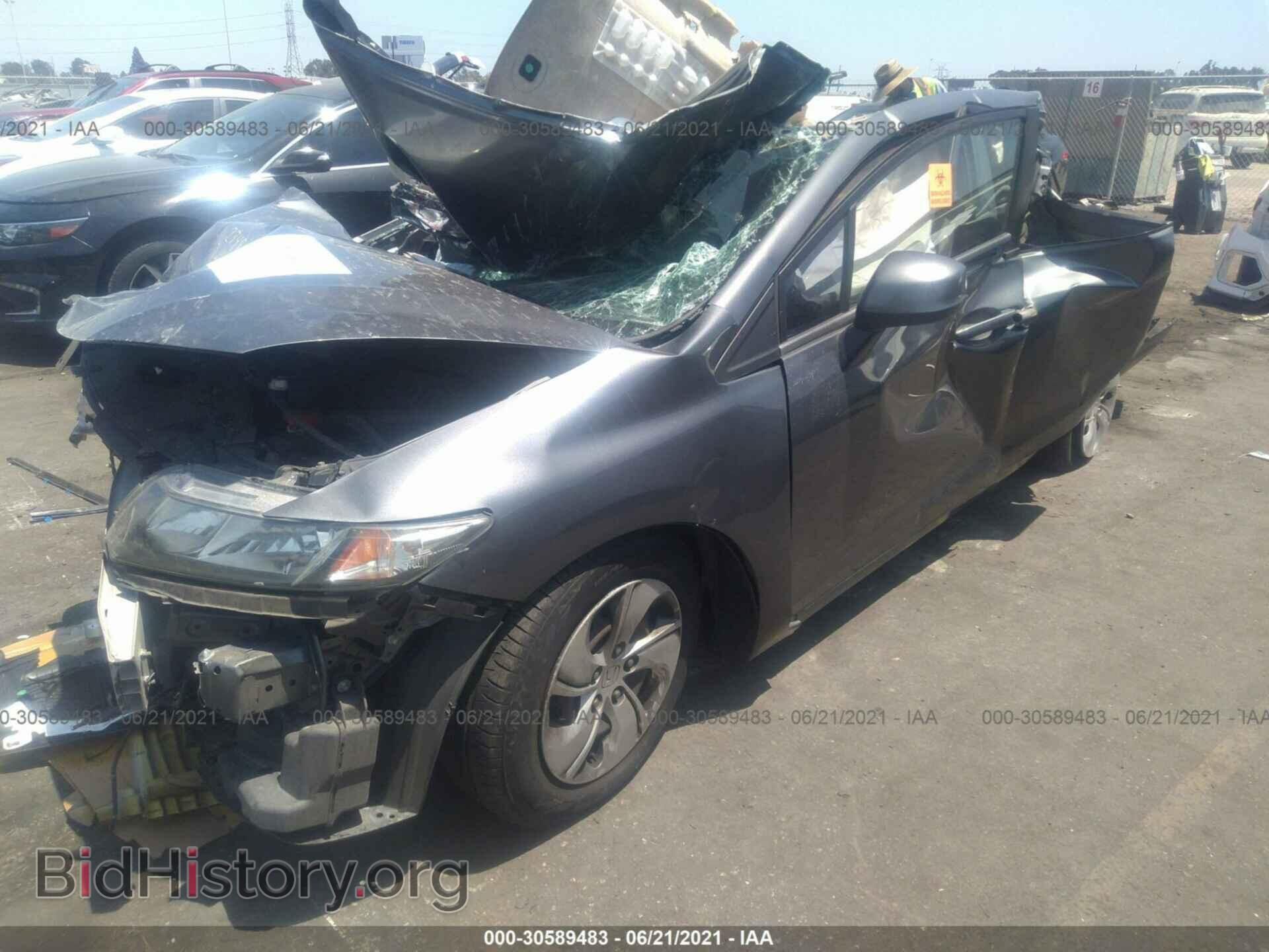 2013 HONDA CIVIC SDN - VIN: 19XFB2F57DE281049 - Фото 2