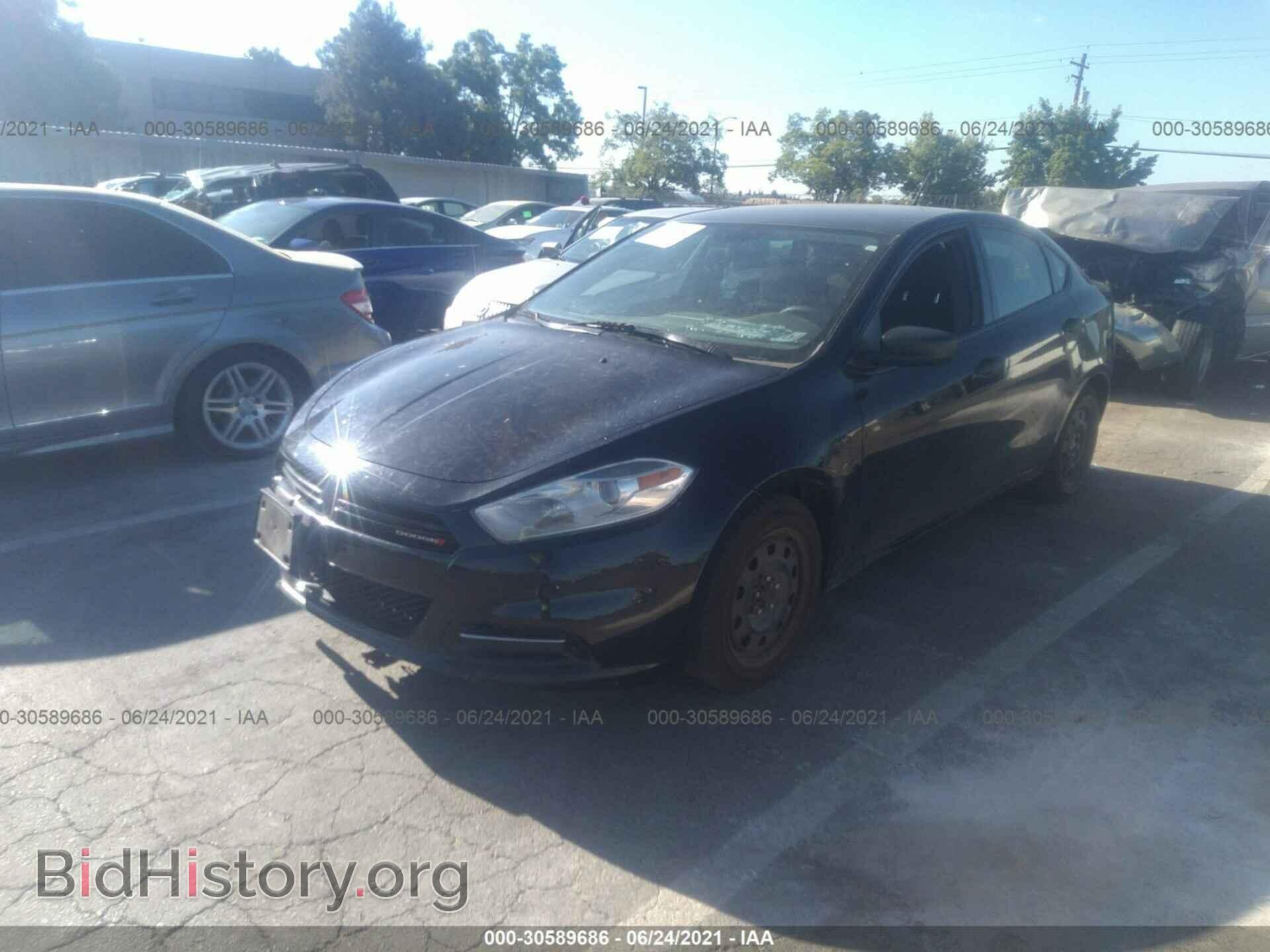 2013 DODGE DART - VIN: 1C3CDFAA8DD330841 - Фото 2