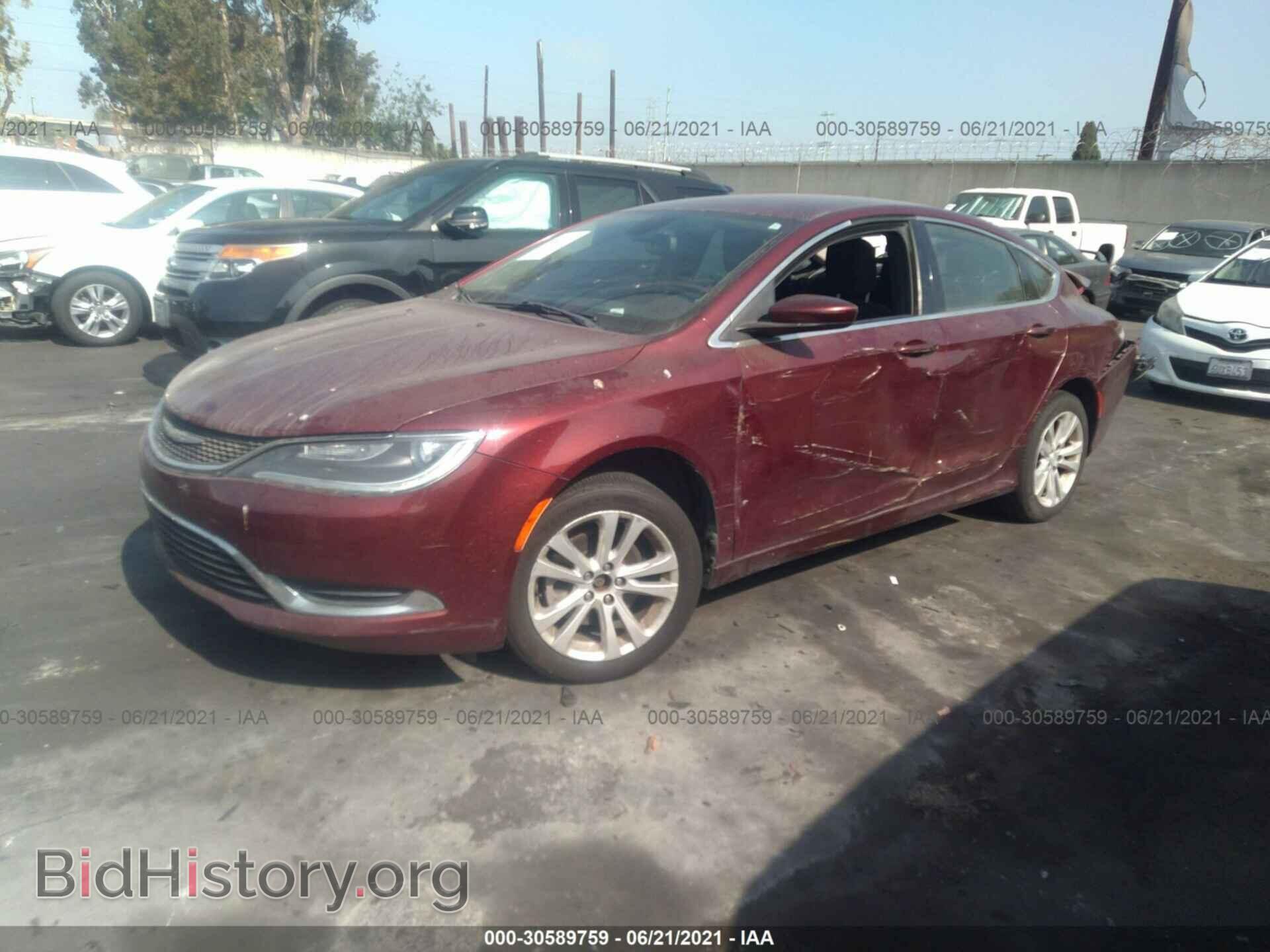 2016 CHRYSLER 200 - VIN: 1C3CCCAB5GN153478 - Фото 2